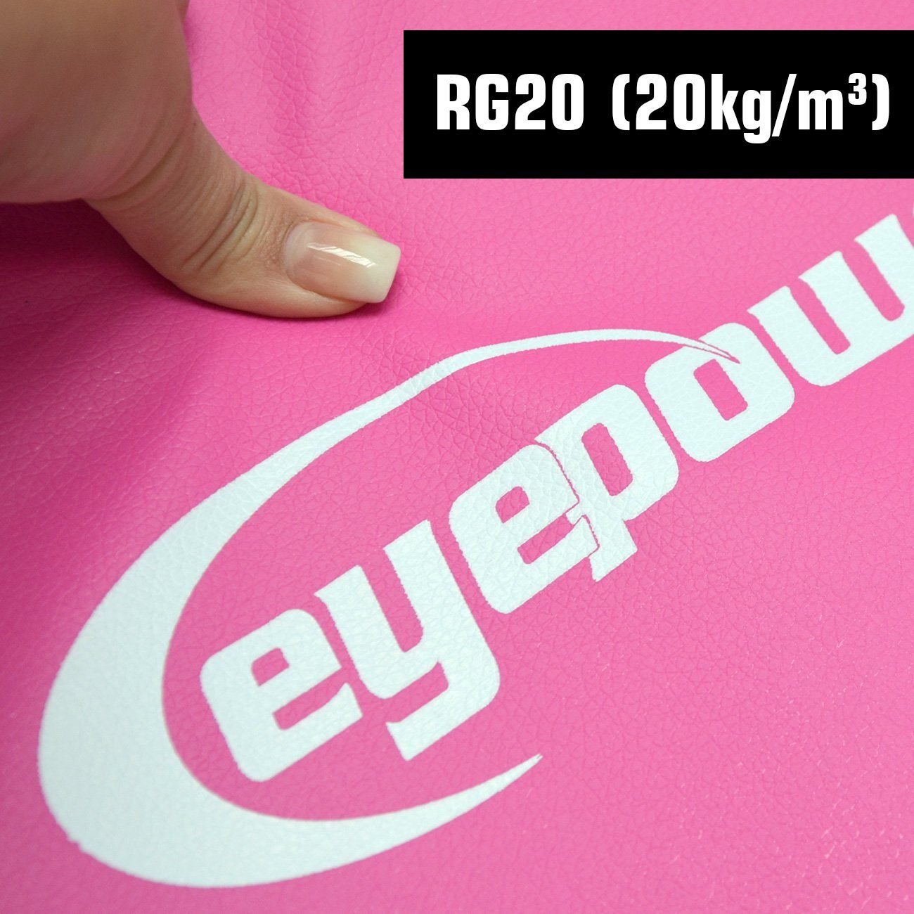 eyepower Fitnessmatte XL Gymnastikmatte Sport-, Weichbodenmatte Turn- pink und Bodenmatte