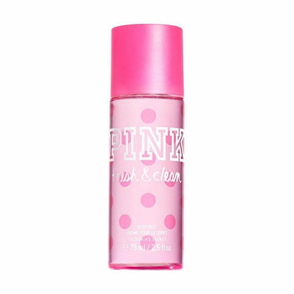 Victoria Körperspray Victoria s Secret Fresh & Clean Pink Body Mist Spray 250ml