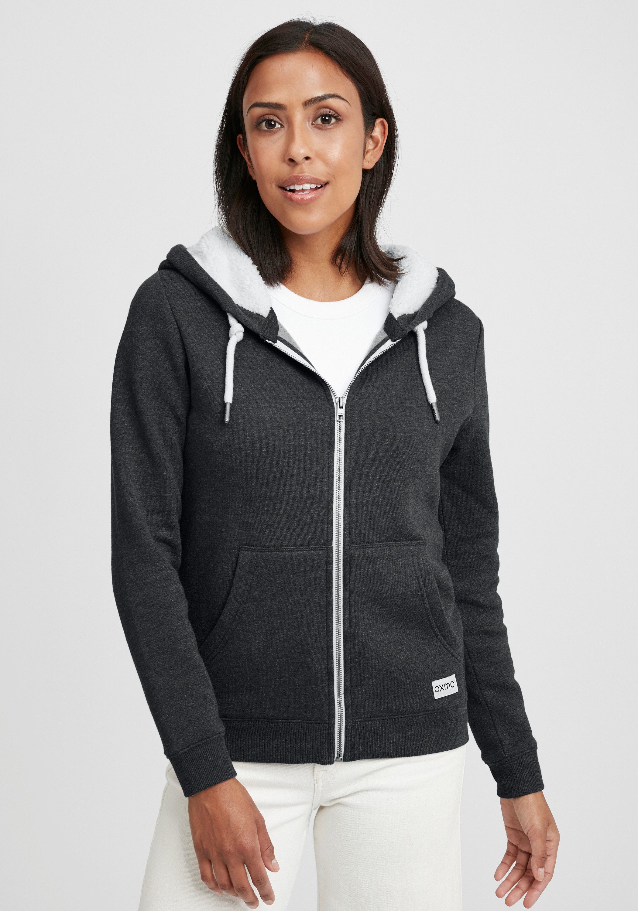 OXMO Kapuzensweatjacke OXBinja Hoodie Sweatjacke mit günstig online kaufen