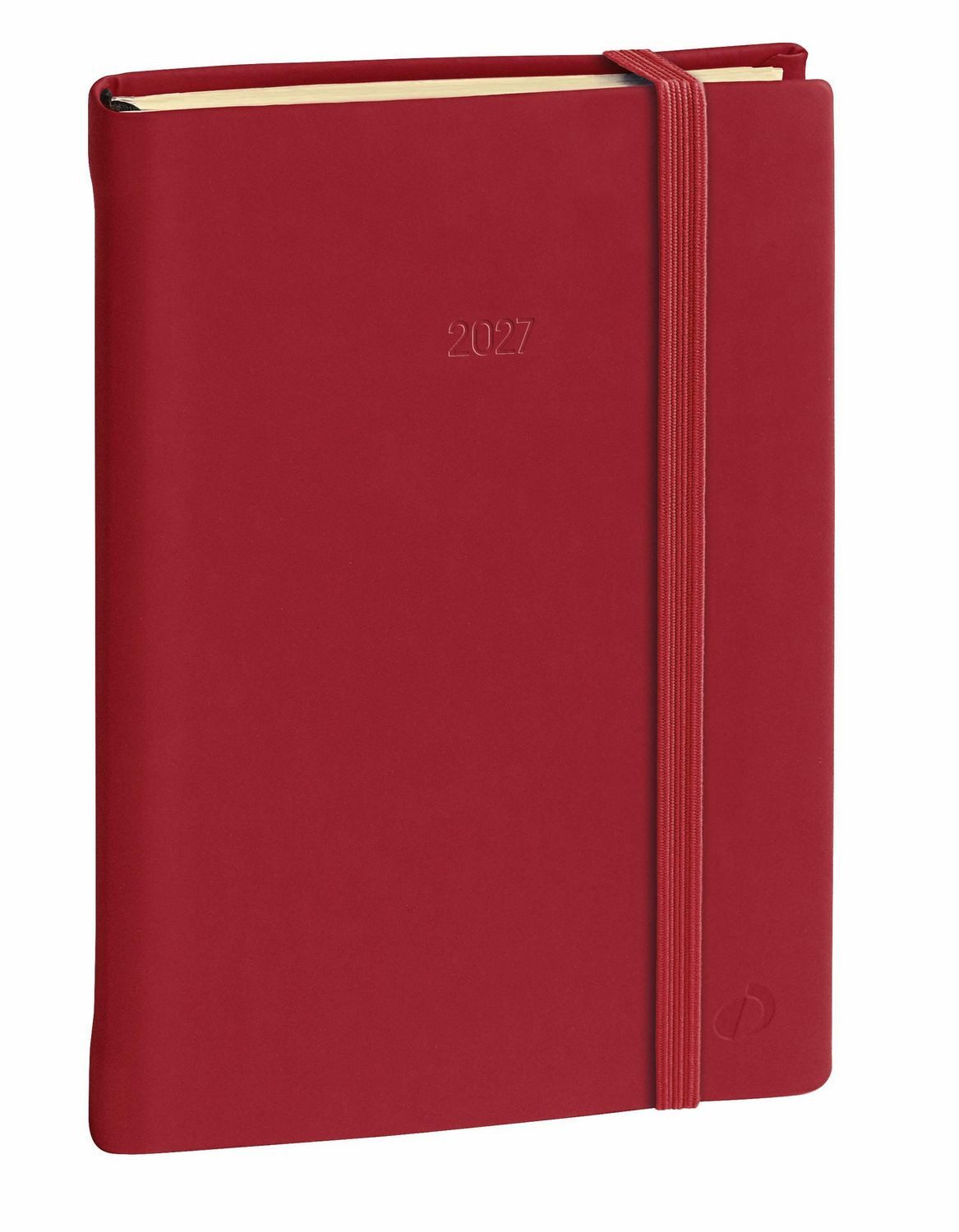 Quo Vadis Wandkalender DAILY POCKET PRE vz ML Silk weinrot El 2027
