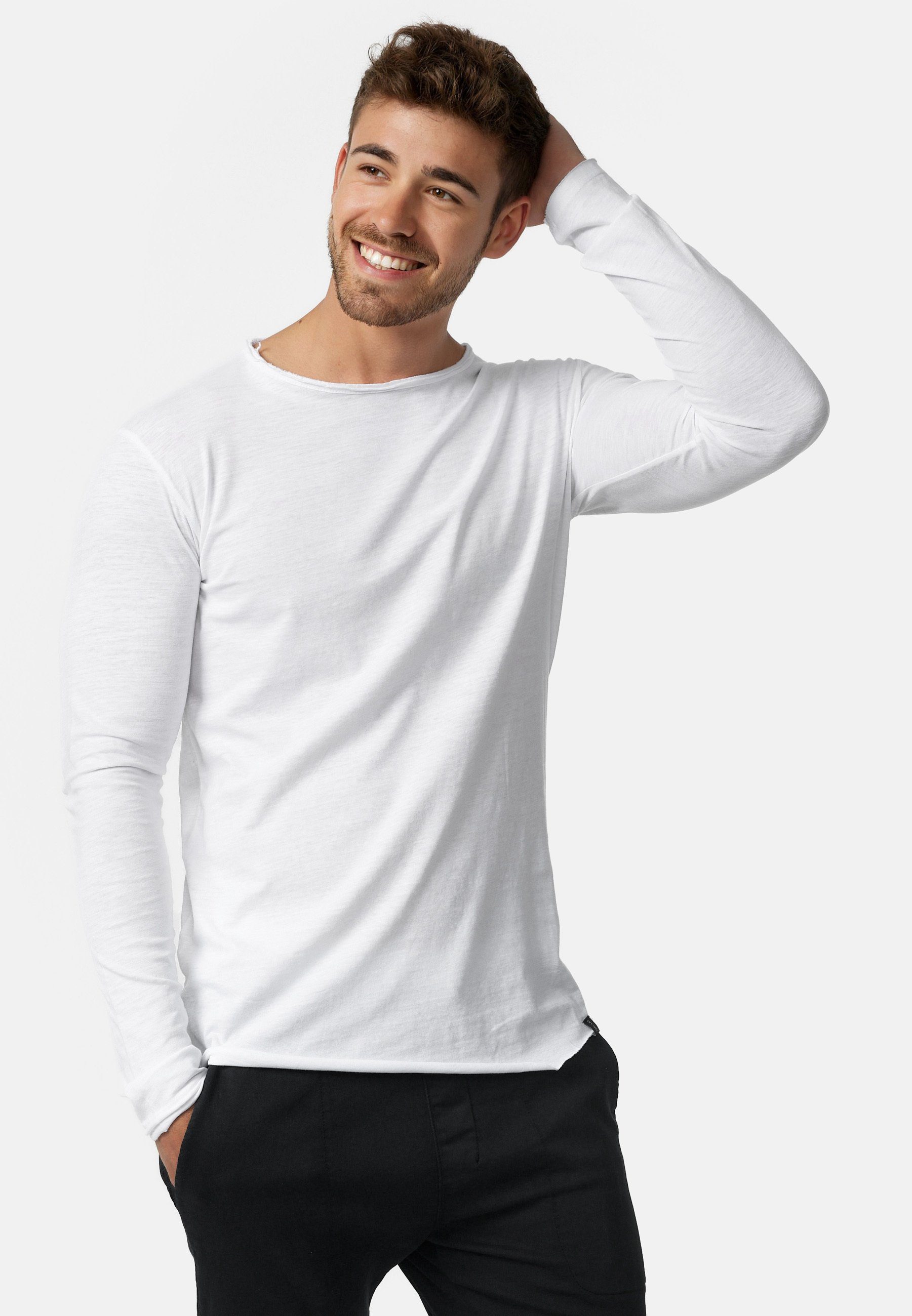 Indicode Langarmshirt Willbur Longsleeve Longsleeve günstig online kaufen
