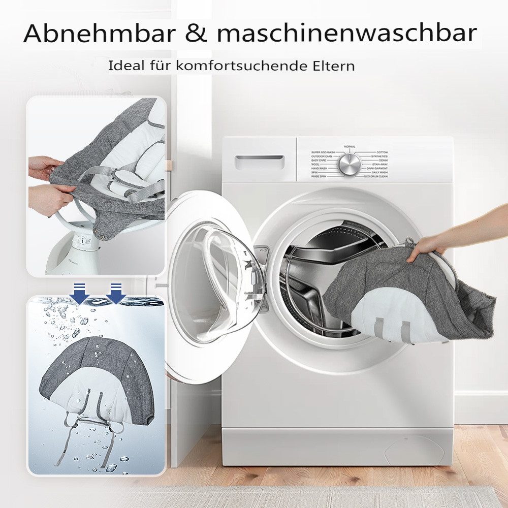 Insma Baby Swing 5-Speed ​​Electric Bluetooth Baby Bouncer, with 10 Songs and Remote Control