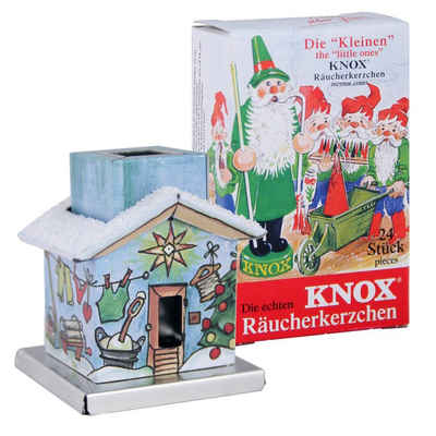 KNOX Räucherhaus »Motivräucherhaus Waschhaus«, inkl. 24 Mini-Räucherkerzen "Bunte Mischung"