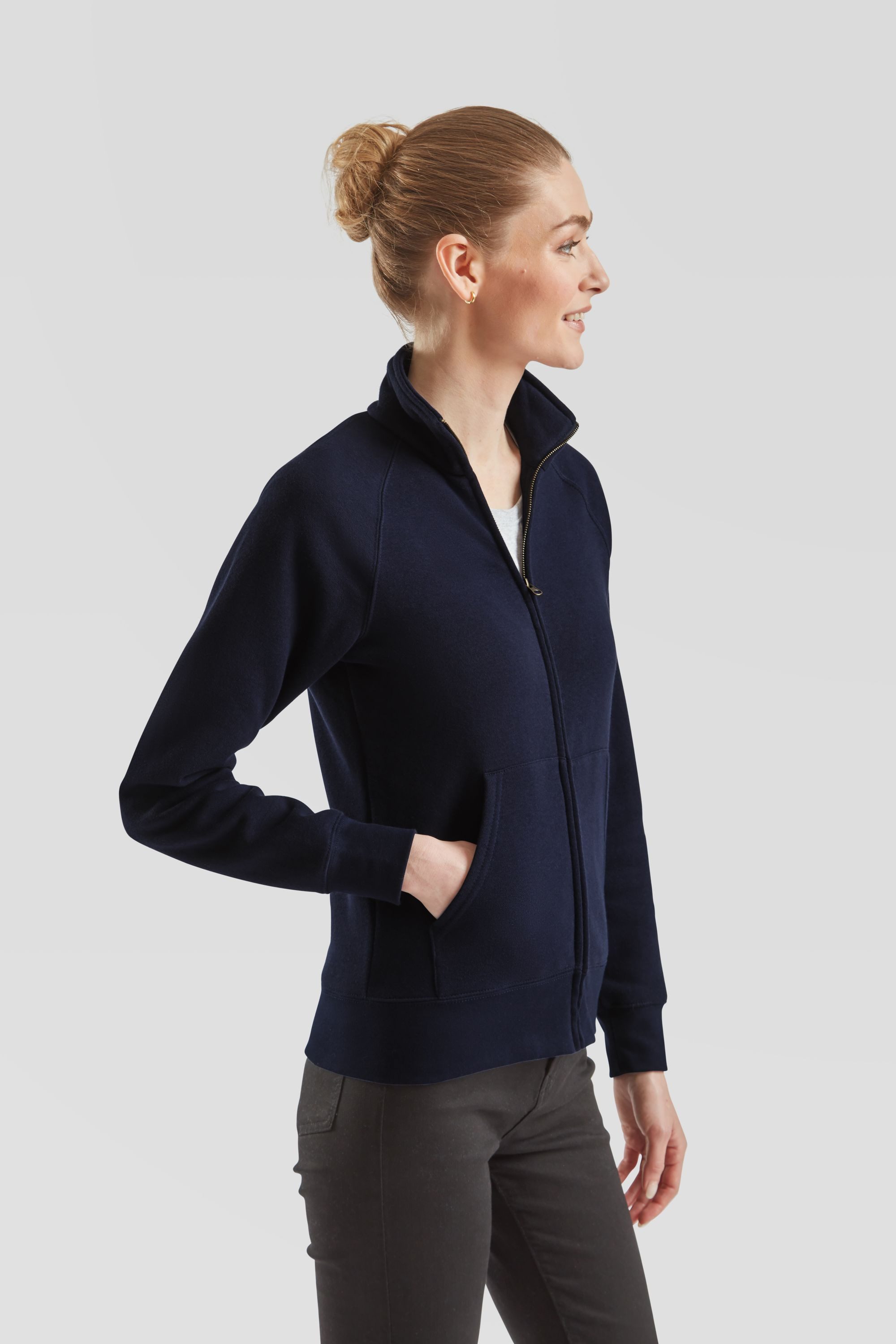 Fruit of the Loom Sweatjacke Premium Sweat Jacket Lady-Fit – Bild 4 von 5