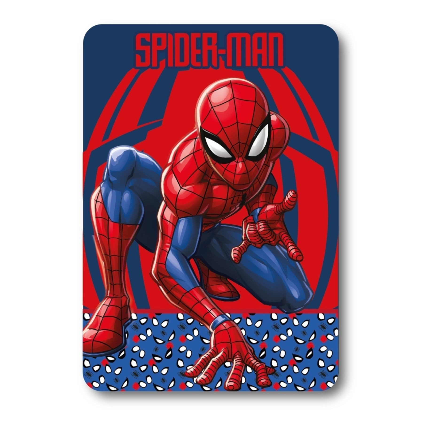 Wohndecke Marvel Spiderman Kuscheldecke Kinderdecke 100x140 Sofa Bett, Textiel Trade B.V.