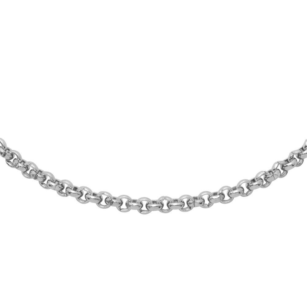 Unique Edelstahlkette Exklusive Ösenkette Edelstahl 1,5mm poliert Länge wählbar (Länge 45cm) – Bild 3 von 3