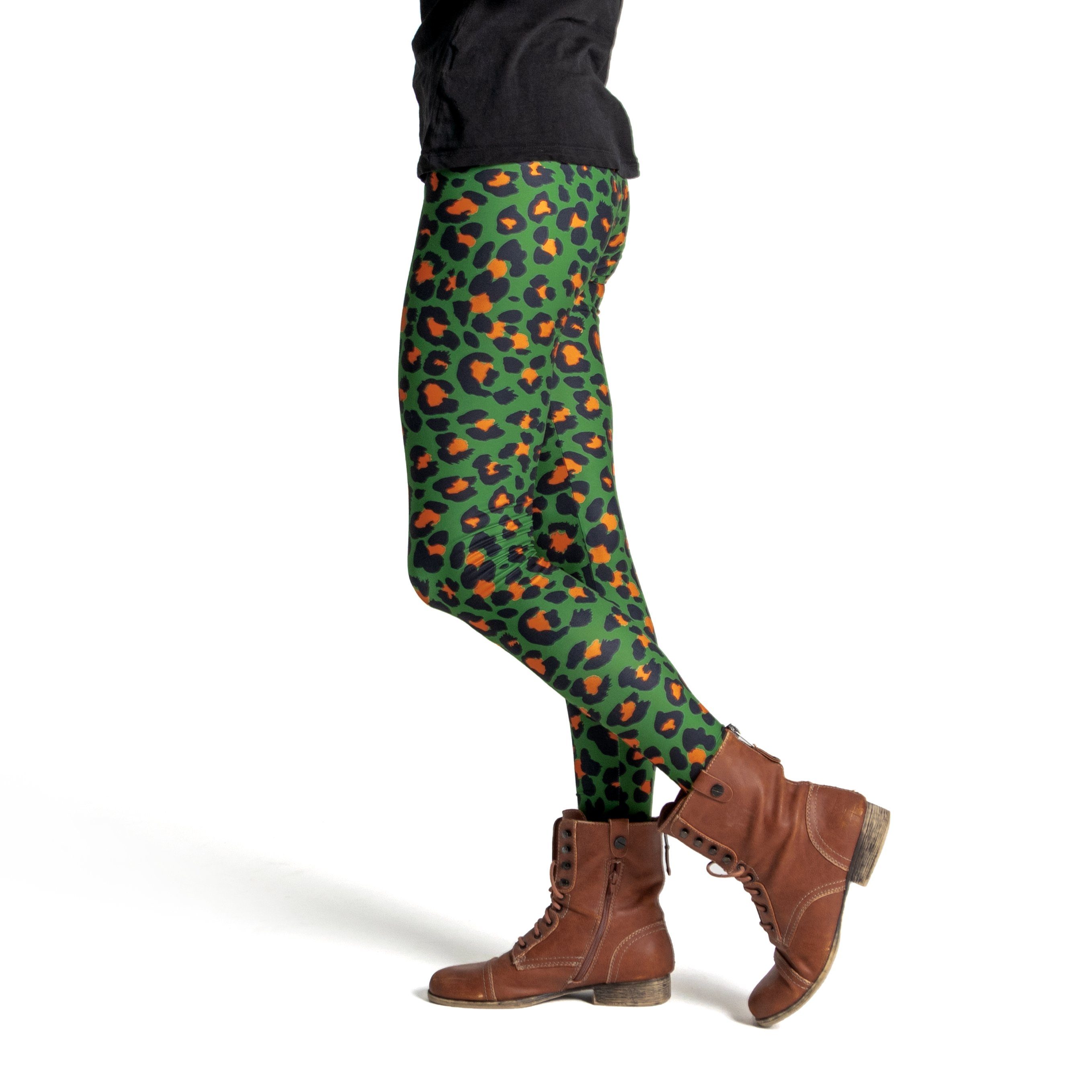 cosey Leggings Leo Line – 3er-Set Leggings im angesagten Leoparden-Design (Leo Leggings-Set, 3er-Set) D05 / D07 / D08