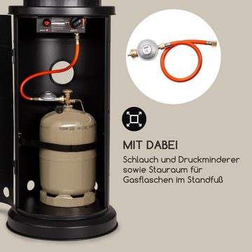 blumfeldt Terrassenstrahler Goldflame Gas Heater, 11200 W, elektrische Gasheizgerät terrassenheizstrahler Outdoor