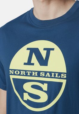 North Sails T-Shirt T-Shirt mit Maxi-Logo-Aufdruck mit klassischem Design
