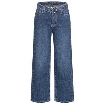 Feuervogl Ankle-Jeans fv-Flo:ra, Wide Leg, Hemp Denim High Waist