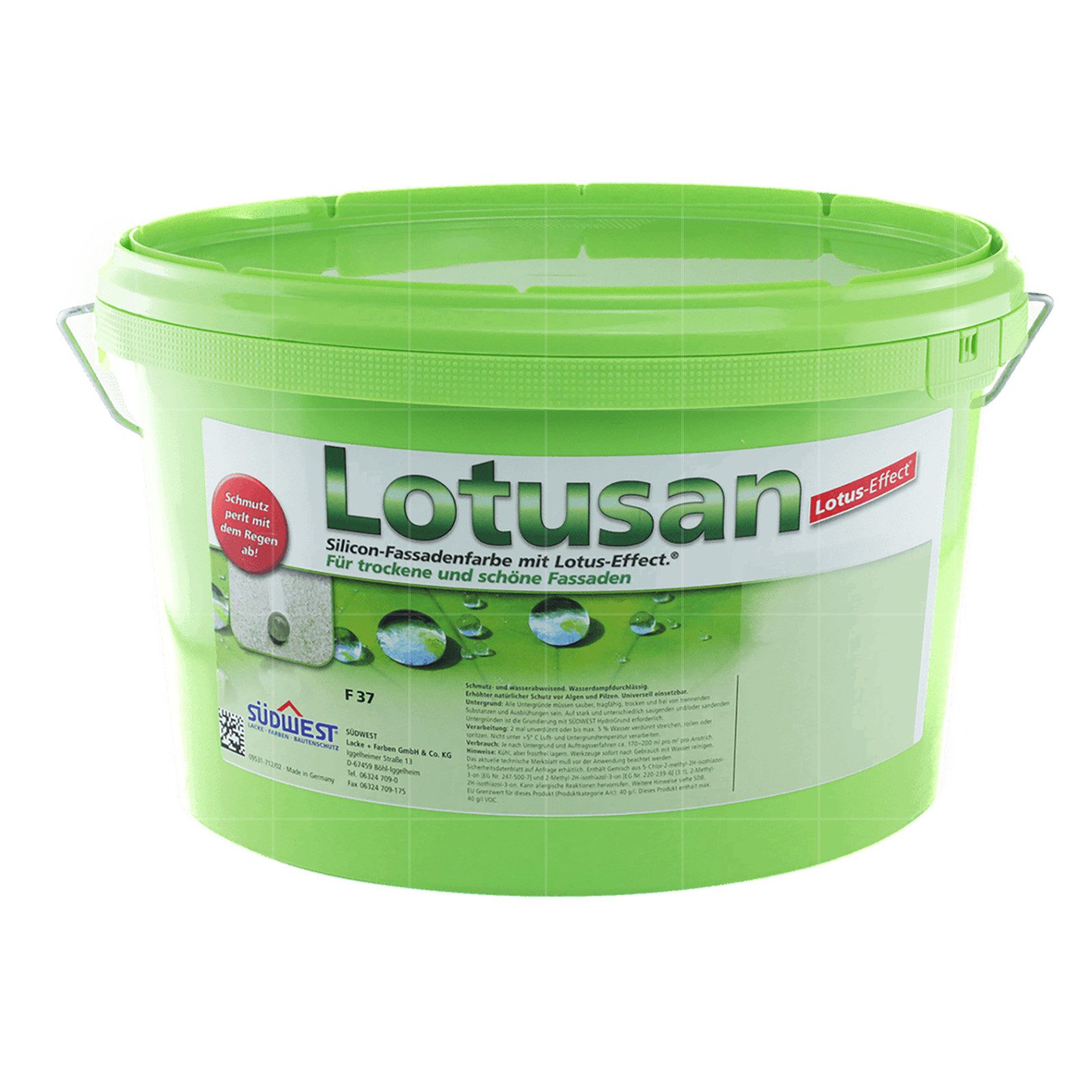SÜDWEST Lacke + Farben Fassadenfarbe Lotusan Therm 5 LTR Weiss