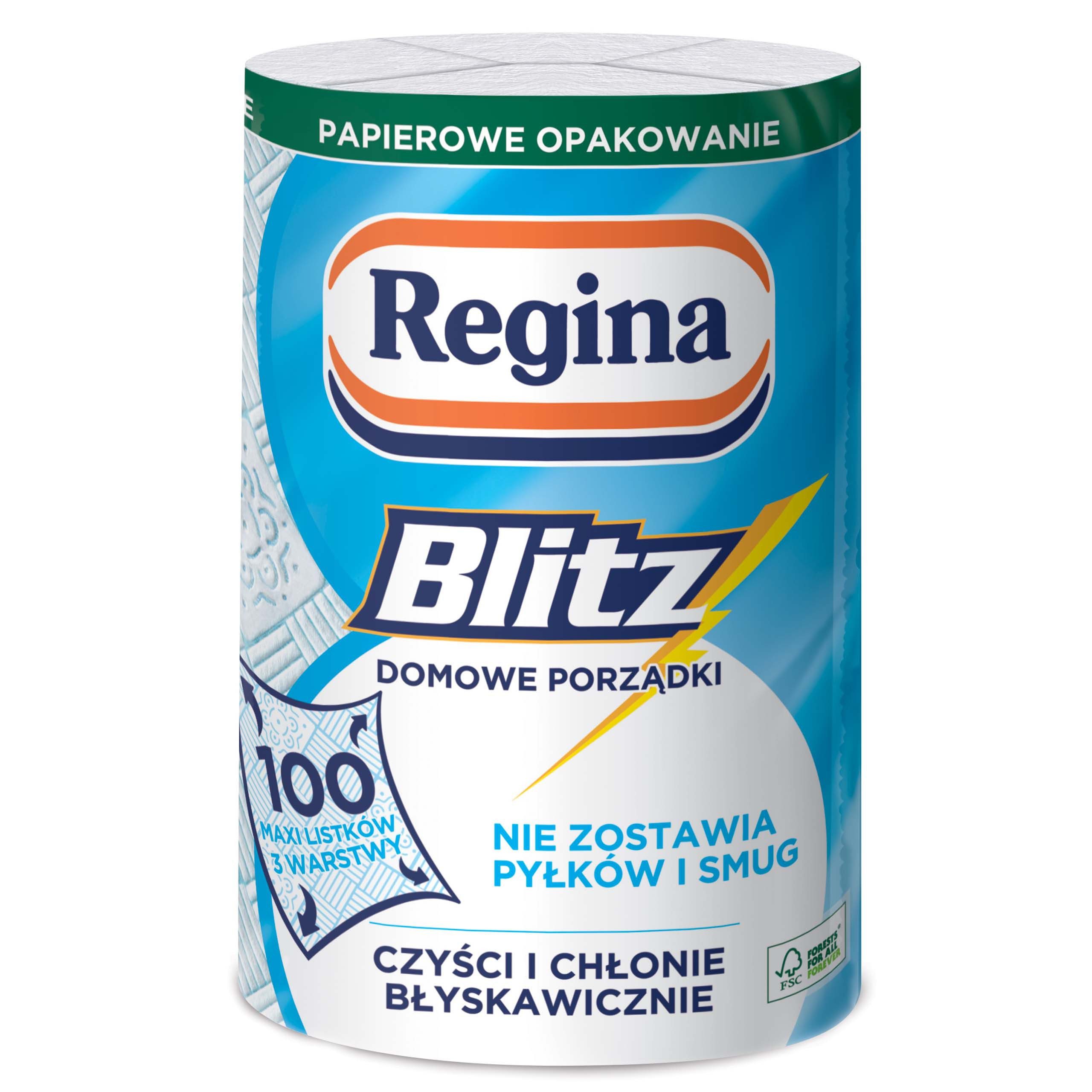 Regina Papierhandtuch Papierhandtuch BLITZ Regina 1 Rolle, PZH-Hygienezertifikat 1 Pack