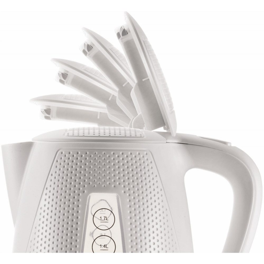 Unold Wasserkocher Kaffeetasse mit Spruch - Tasse, 1.7 l, 2150 W, herausnehmbarer Kalkfilter