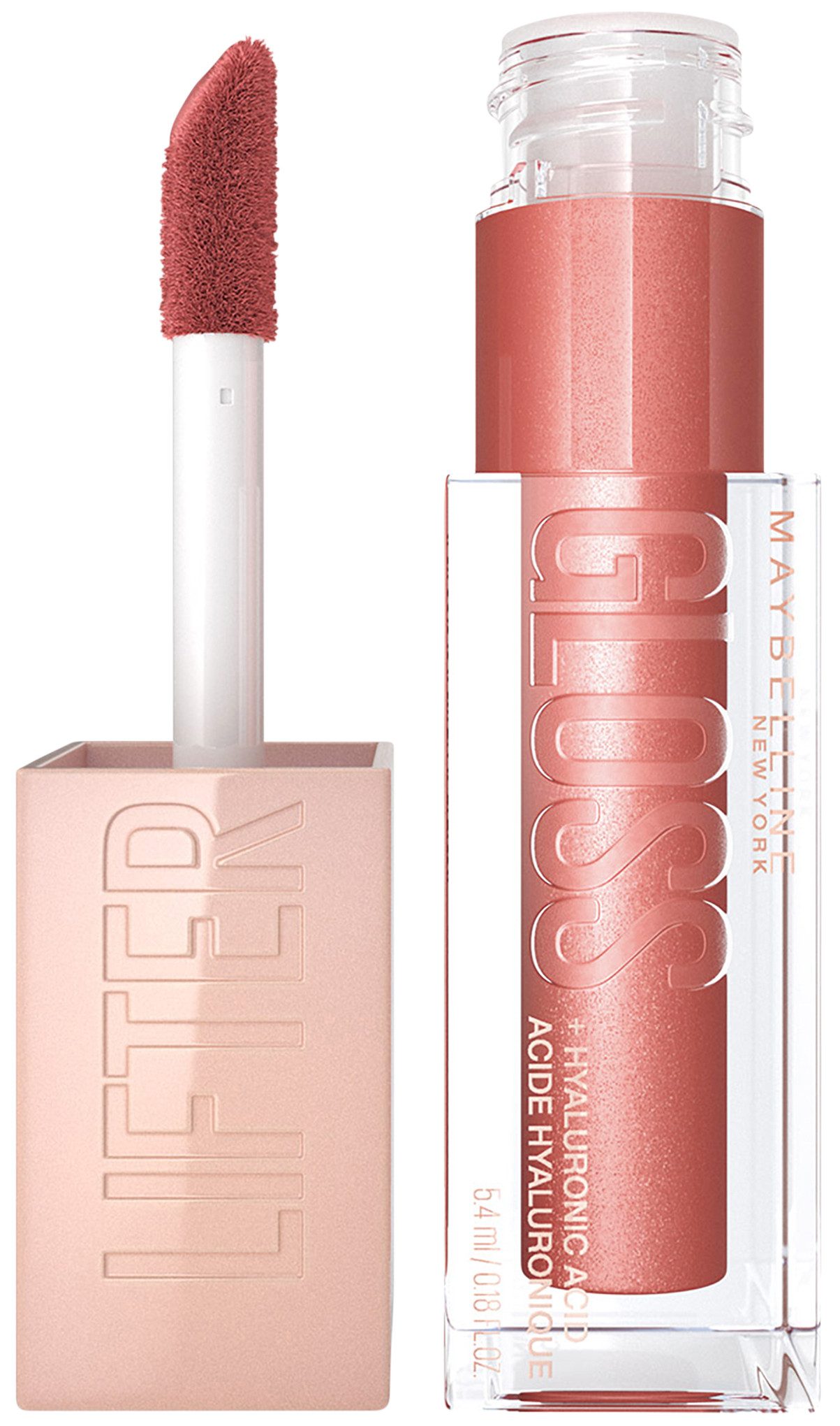 MAYBELLINE NEW YORK Schmink-Set Set: Lifter Gloss + Lifter Liner Lippenkonturenstift, Mit Hyaluronsäure, schöner Glanz, pflegend.