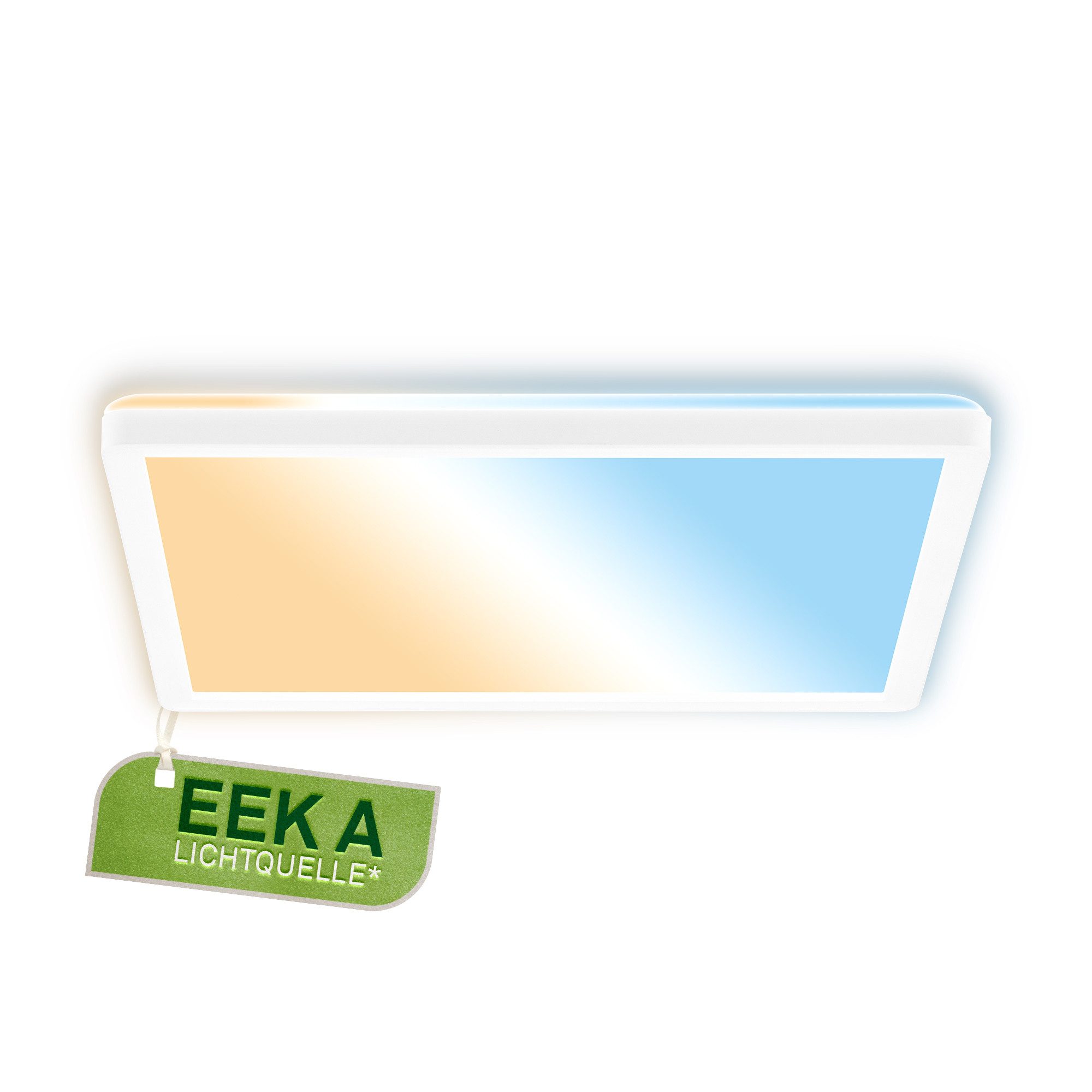 Briloner Leuchten Deckenleuchte LED PANEL Ultra Energieeffizient EEK A Deckenlampe, LED fest integriert