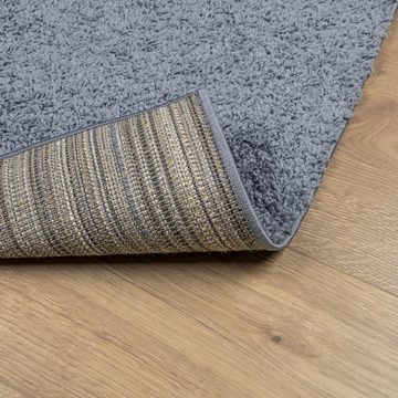 Teppich Teppich Shaggy Hochflor Modern Blau 80x200 cm, vidaXL, Rechteckig