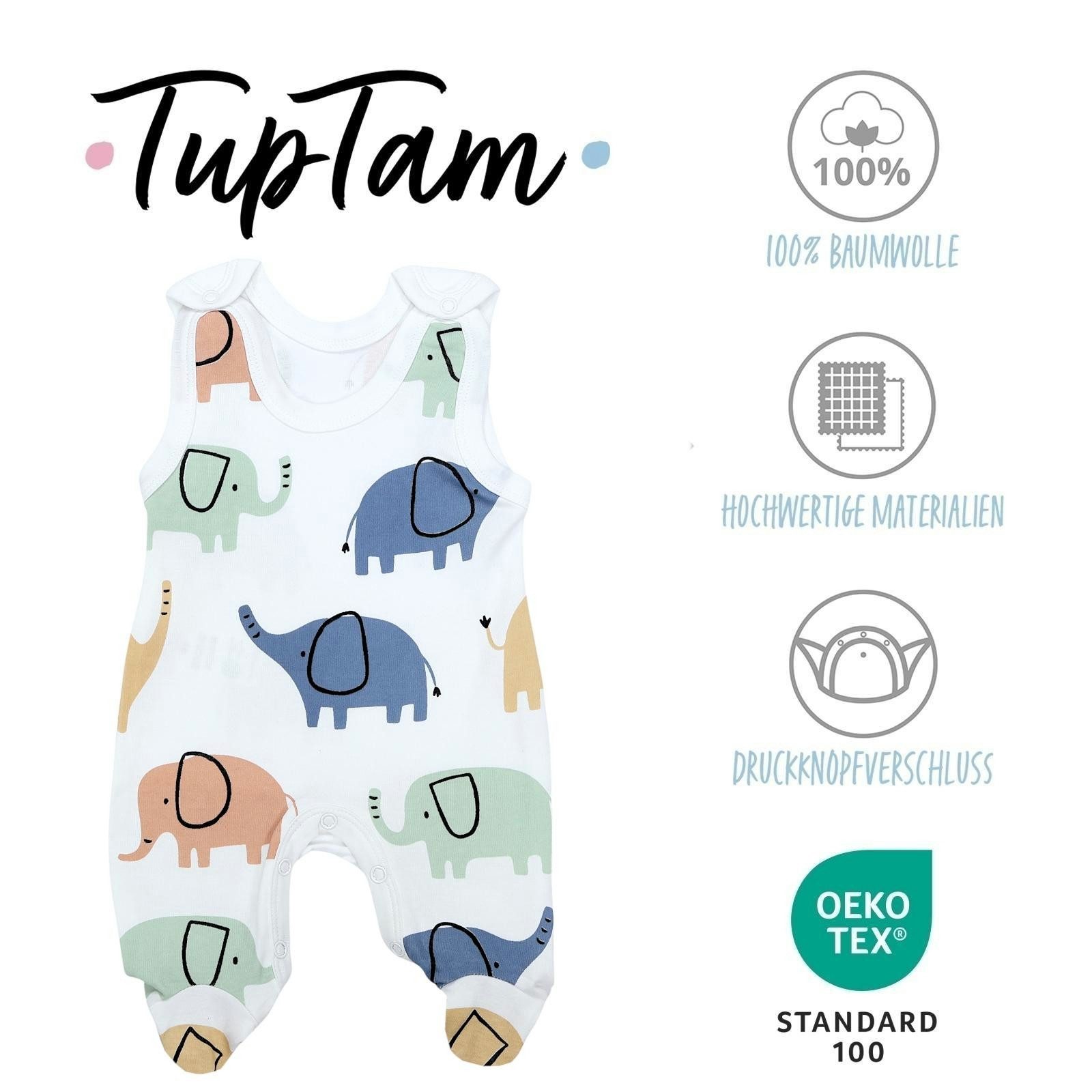 TupTam Strampler TupTam Unisex Baby Strampler mit Aufdruck 5er Set