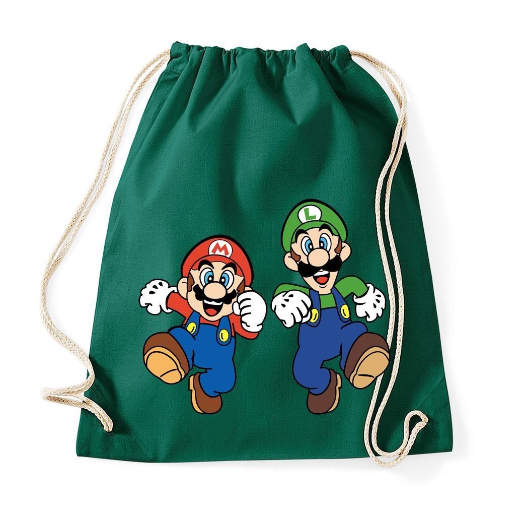Youth Designz Turnbeutel Mario & Luigi Baumwoll Tasche Turnbeutel