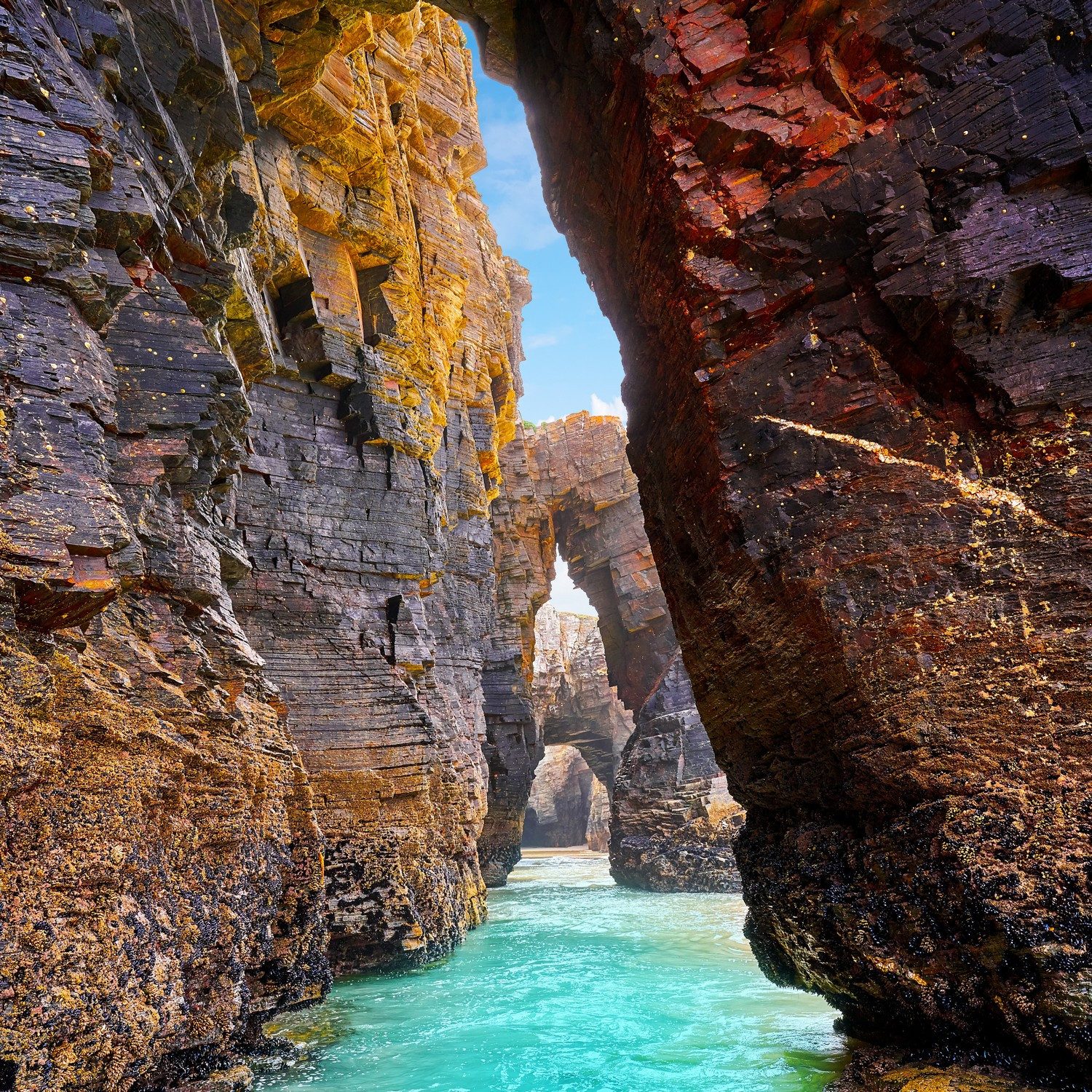 Wallario Möbelfolie Tor zum Ozean