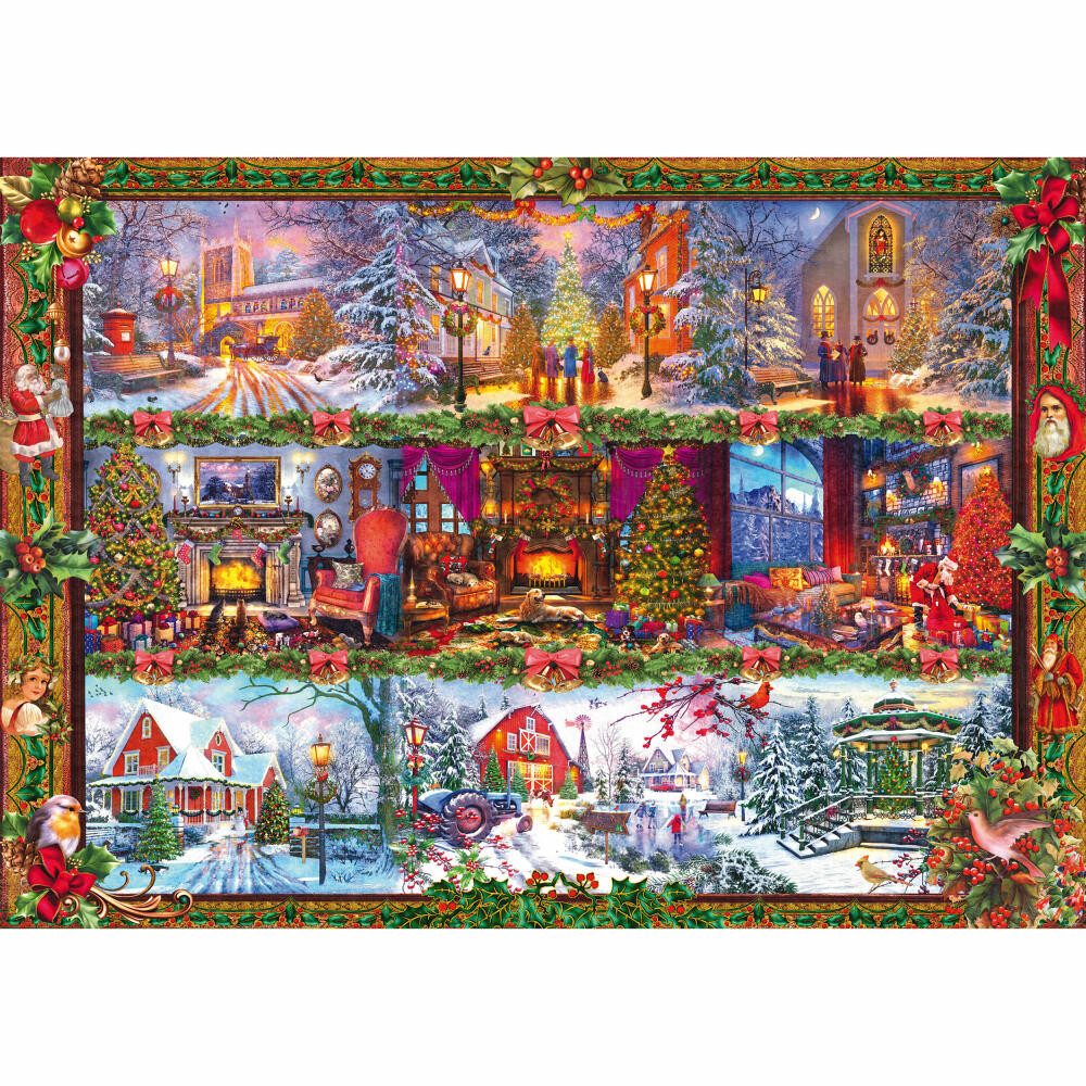 Schmidt Spiele Пазлы Fröhliche Weihnachtszeit Standard 1000 Teile, 1000 Пазлыteile