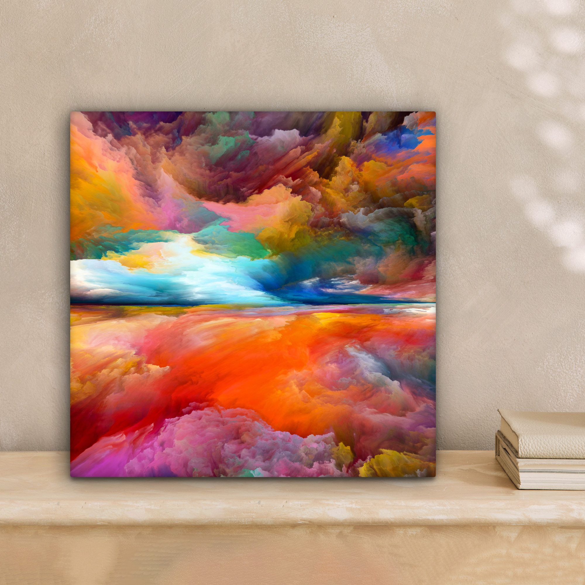 OneMillionCanvasses® Leinwandbild Kunstdrucke - Ölfarbenoptik - Abstrakt - günstig online kaufen