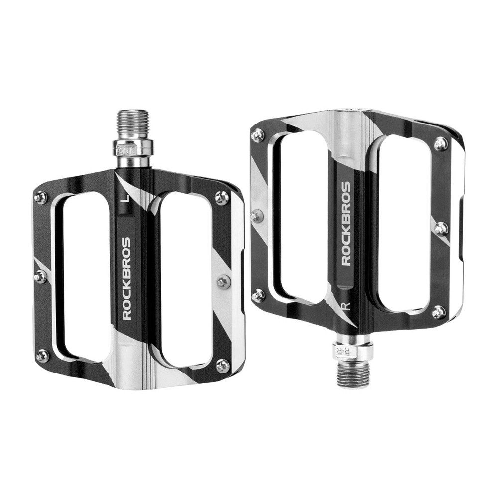 ROCKBROS Fahrradpedale Plattformpedale Mountainbikepedale Trekkingpedale (Spar-Set, 2-tlg., 12 x 10 x 2 cm robust)