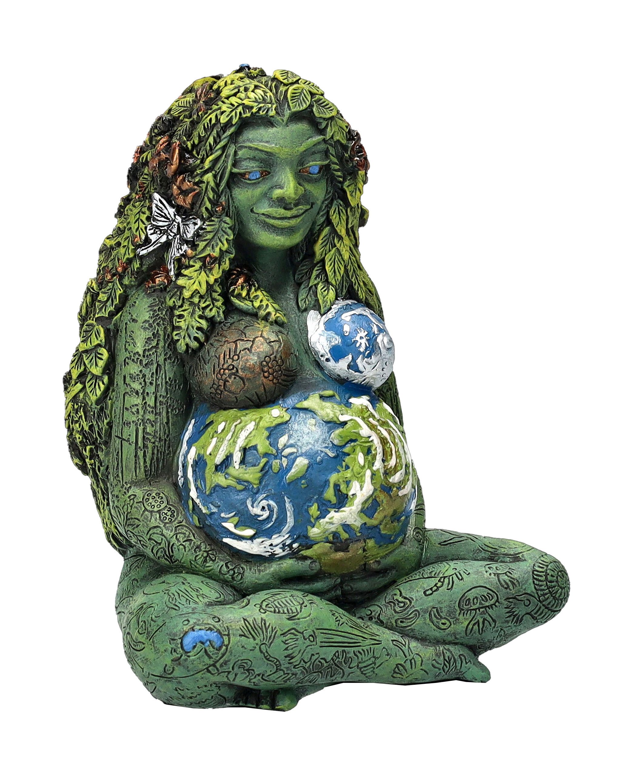 Figuren Shop GmbH Fantasy-Figur Tausendjährige Gaia Figur - Mutter Erde klein - Oberon Zell - Gottheit