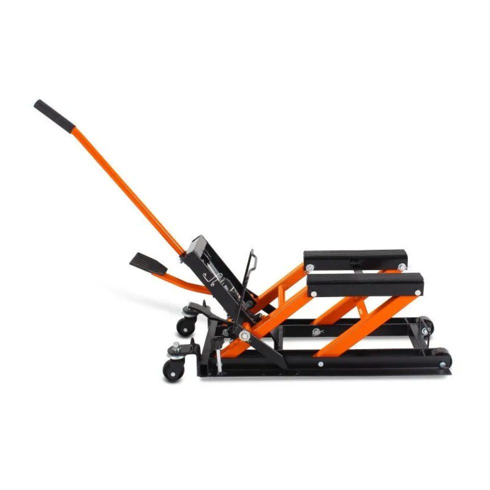 ConStands Motorradheber Hebebühne Scherenheber Hydraulik-Lift # L schwarz-orange
