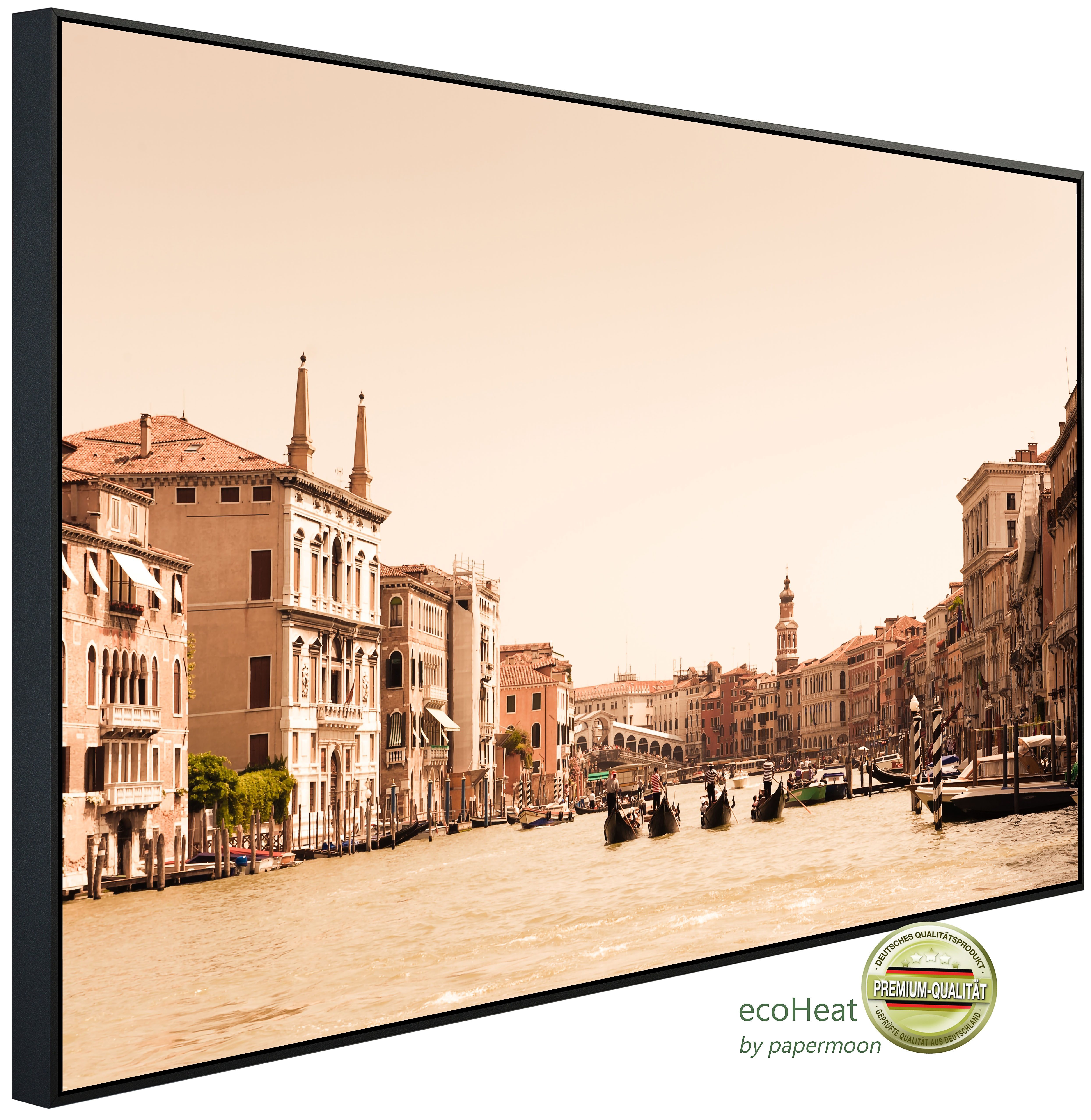 Papermoon Infrarotheizung INFRAROT-BILD-HEIZUNG, Venedig, TÜV-Rheinland/GS zertifiziert, angenehme Strahlungswärme