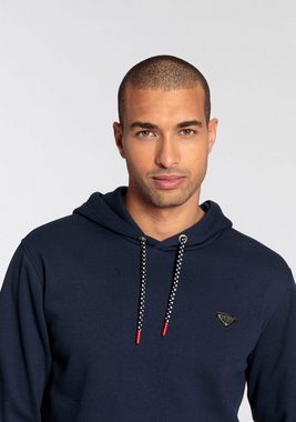 Bruno Banani Kapuzensweatshirt mit mehrfarbigen Kordeln