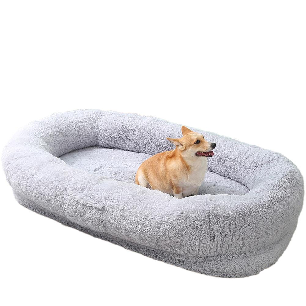 GarveeMore Tierbett Hundebett, abnehmbar mit rutschfestem Design 65x37.4x11.8 Zoll