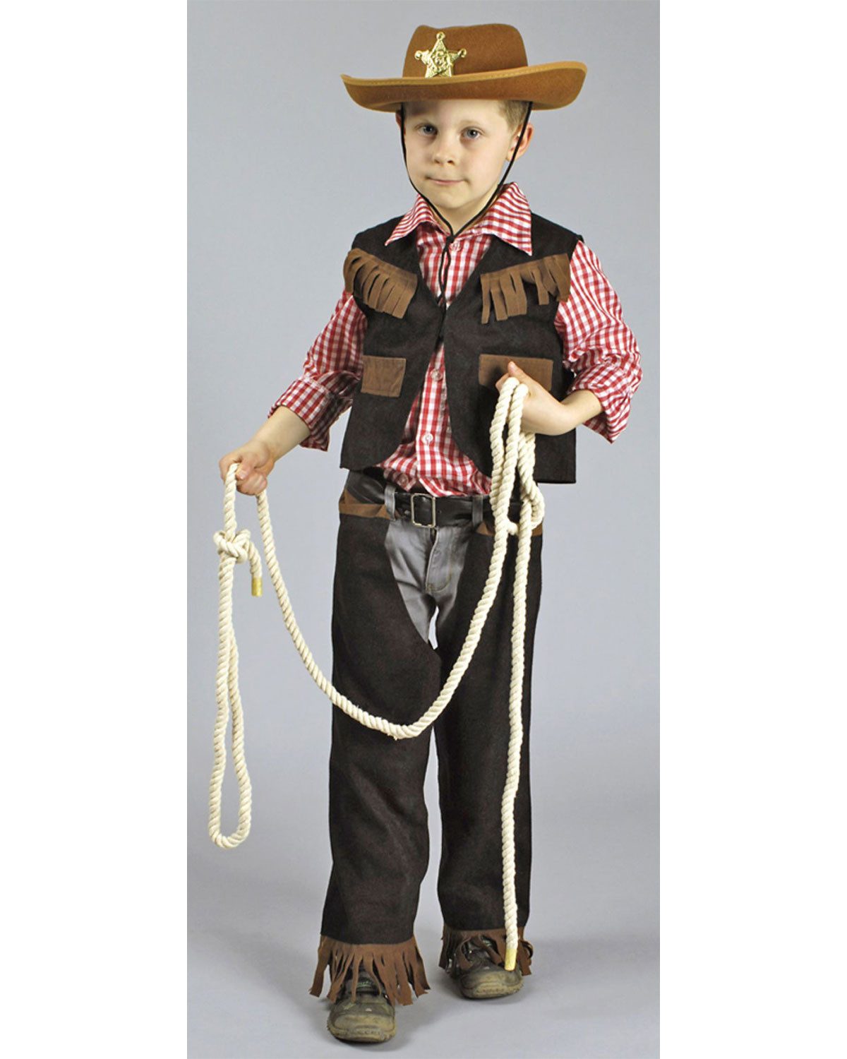 Das Kostümland Kostüm Cowboy Clive Kostüm für Kinder 3-tlg.