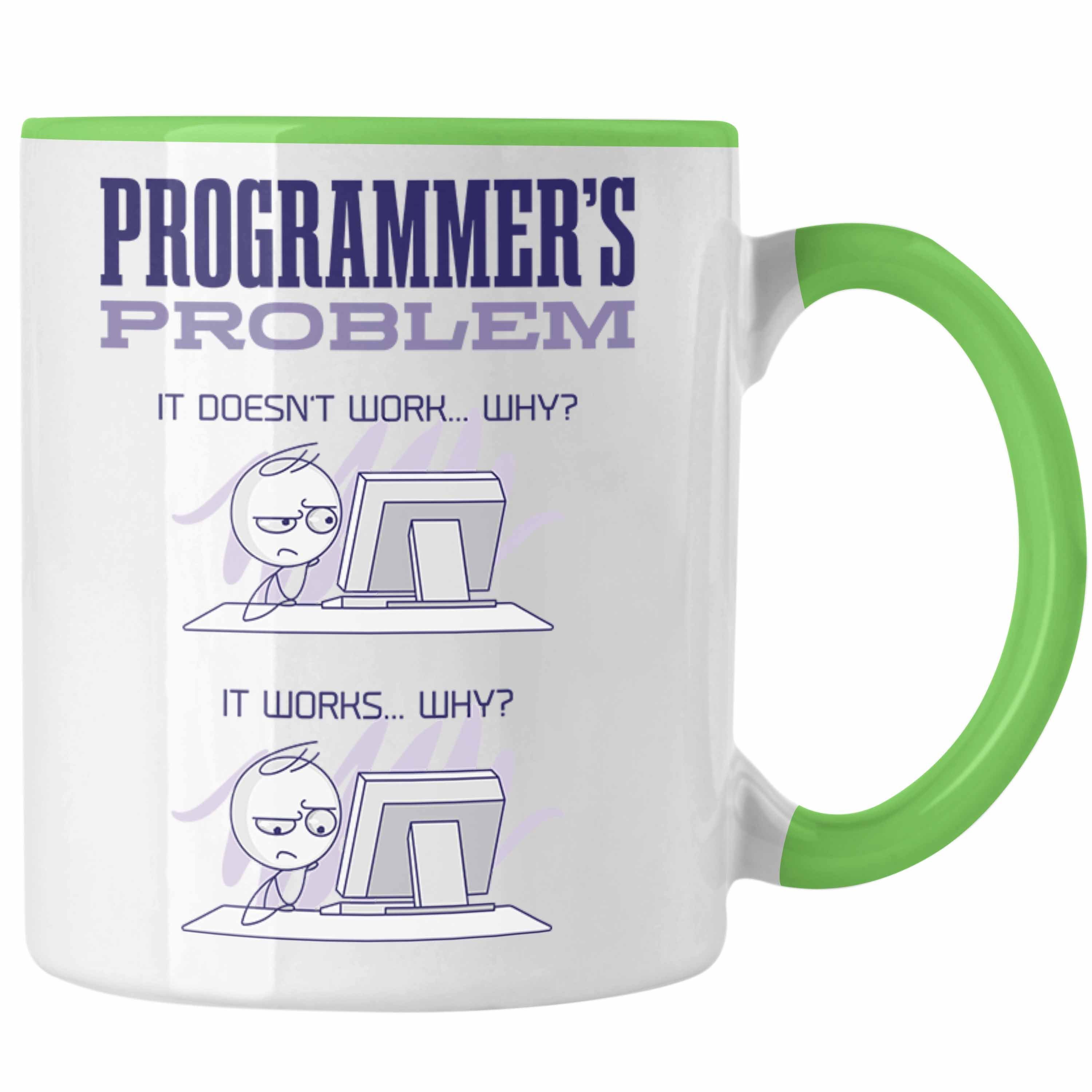 Trendation Tasse Trendation - Programmierer Tasse Geschenk Coder Tasse Nerd Softwarentw