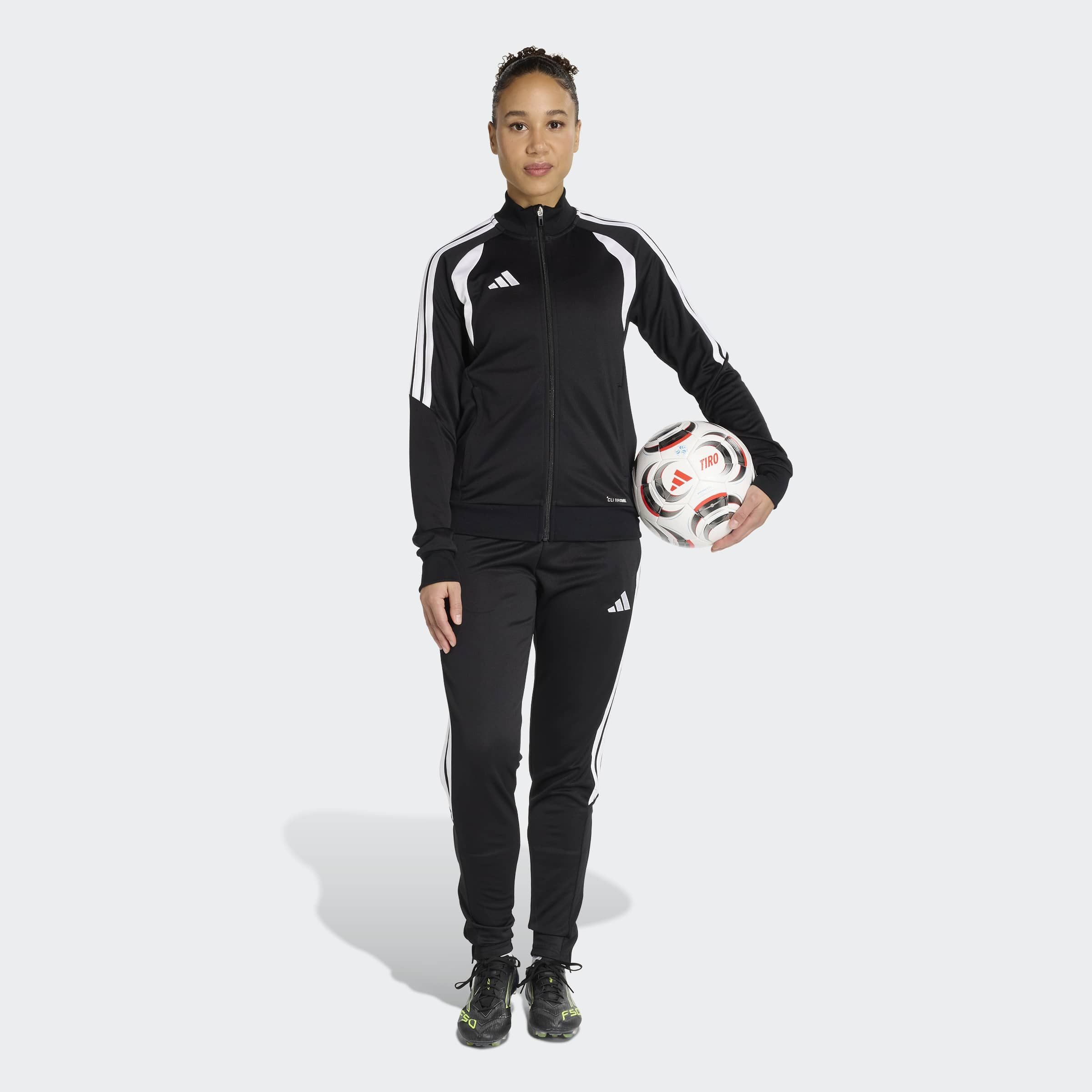 adidas Performance Trainingsjacke TIRO26L TRJKTW mit Reißverschluss, gerader Abschluss, normale Länge