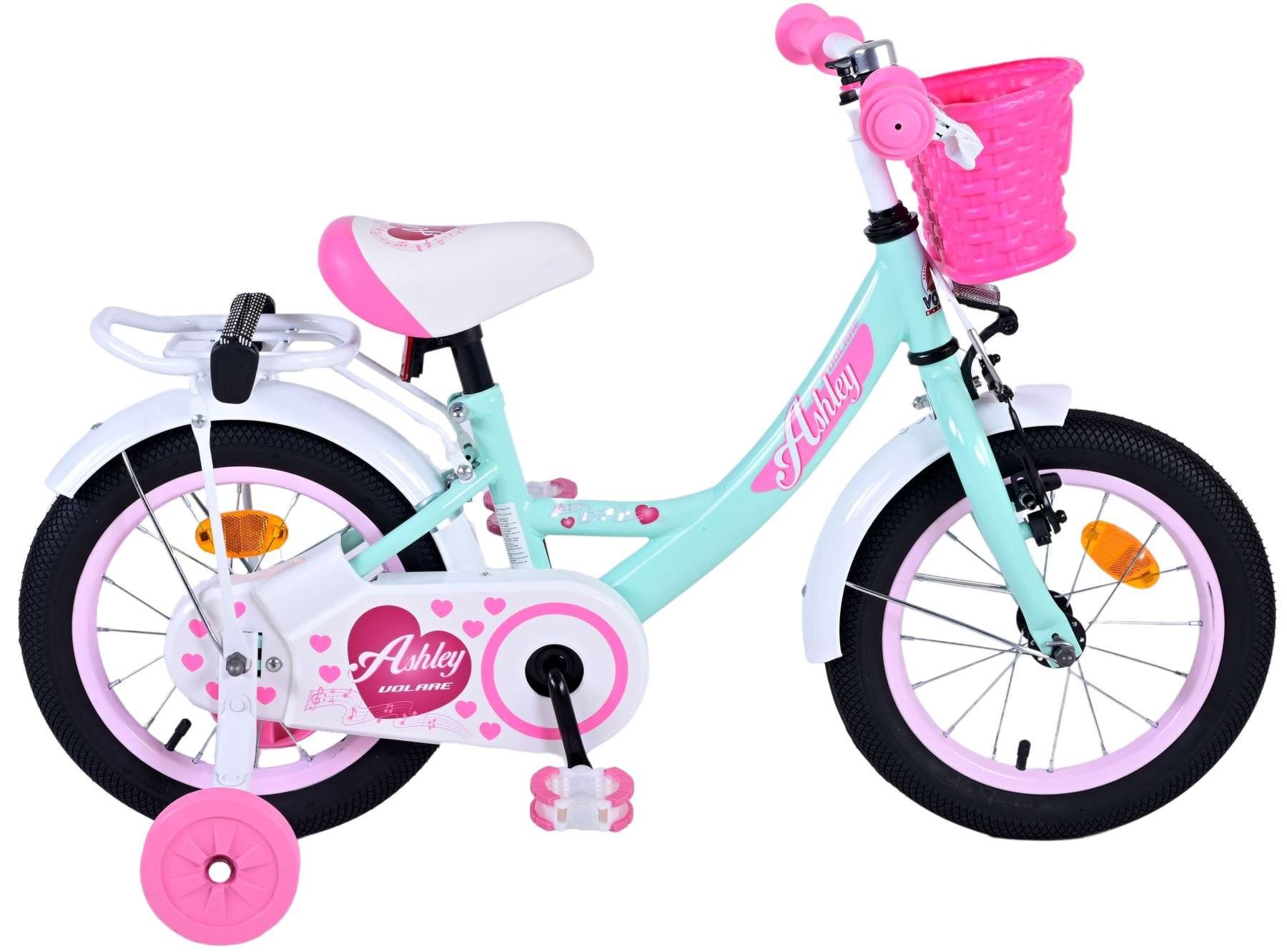 Volare Kinderfahrrad, 1 Gang, ohne Schaltung, Ashley 14 Zoll