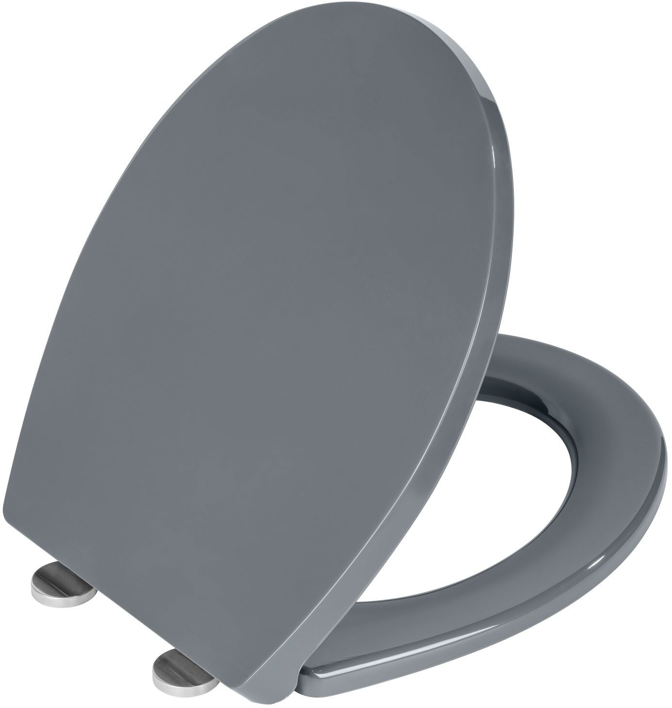 WENKO WC-Sitz Ostuni, bruchstabiler Toilettensitz, belastbar bis 300 kg, mit Absenkautomatik