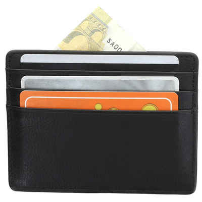 XiRRiX Kartenetui Kreditkarten Etui Herren und Damen Mini Wallet (1-tlg), aus echtem Rindsleder