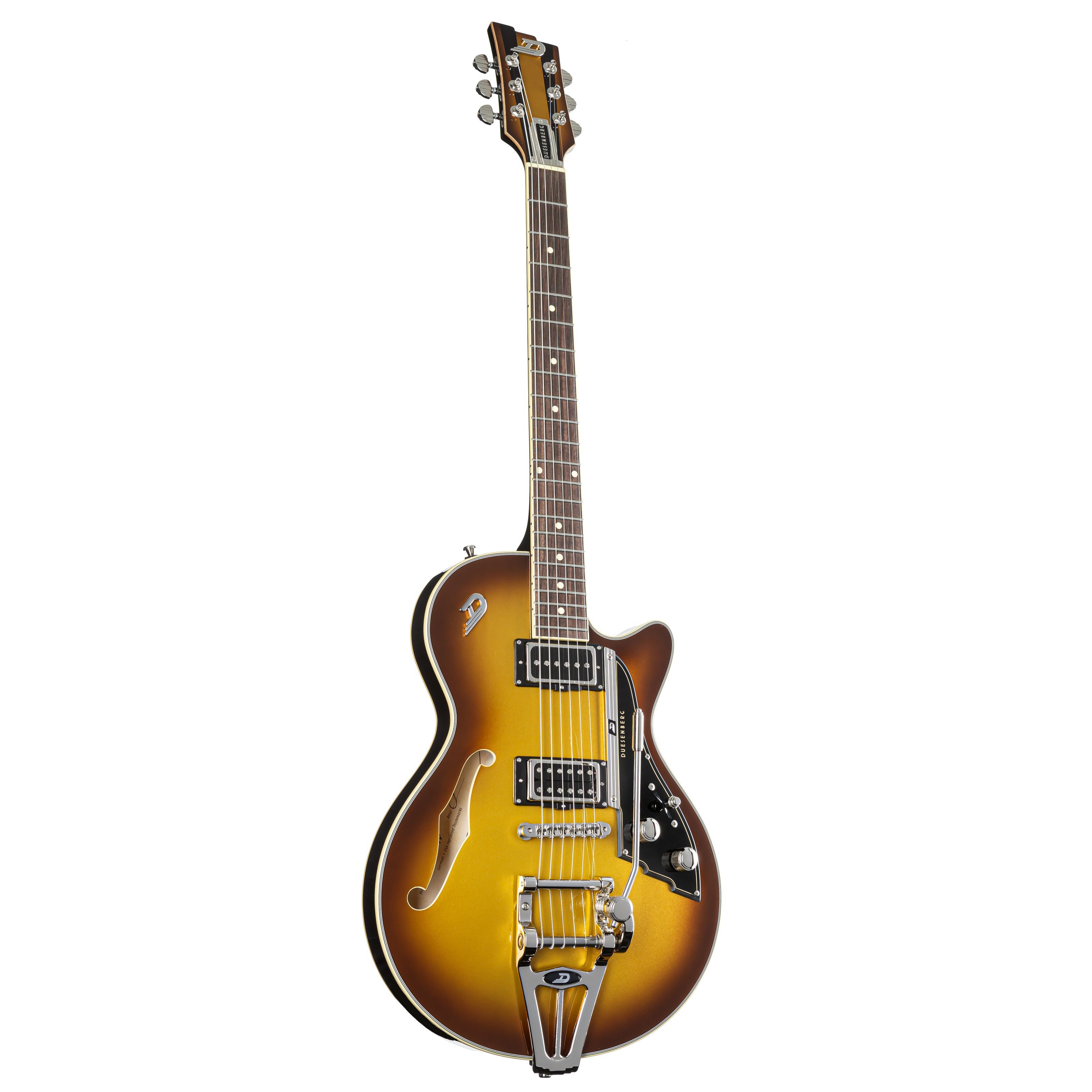 Duesenberg E-Gitarre, Starplayer TV Gold Burst - Custom E-Gitarre