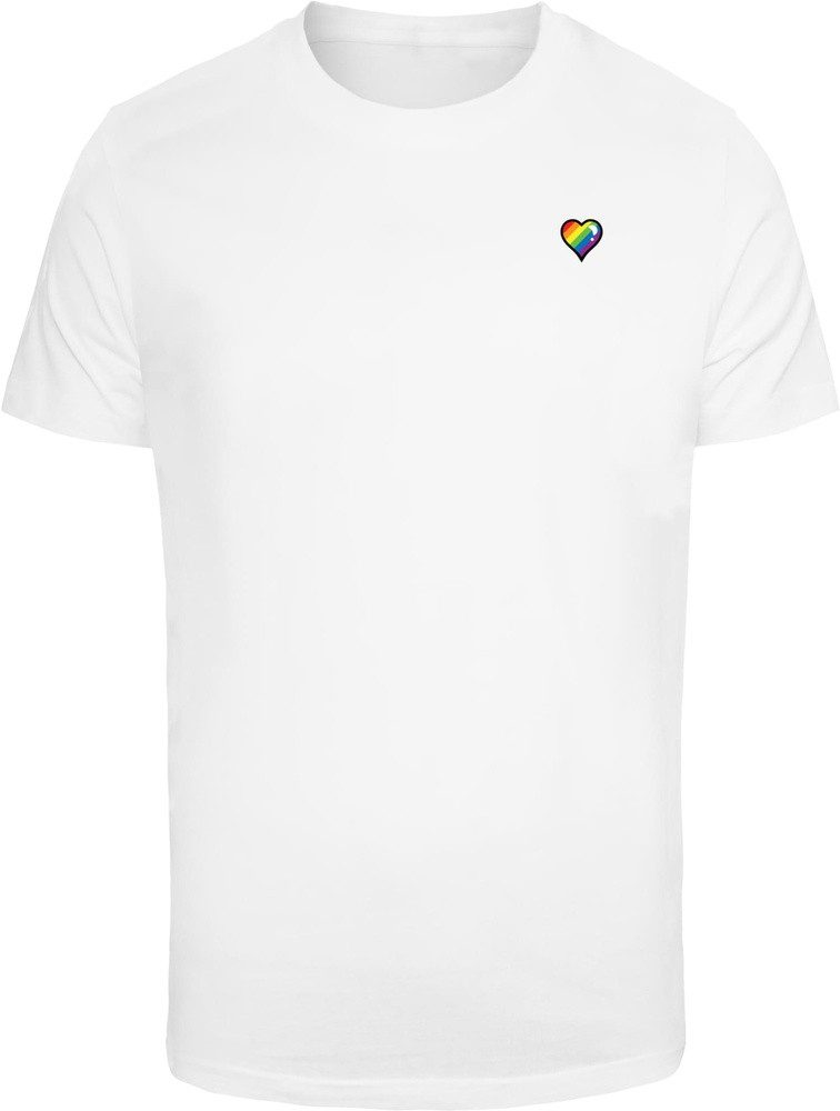 MisterTee T-Shirt "MisterTee Glossy Heart Pride Tee", (1 tlg.) günstig online kaufen