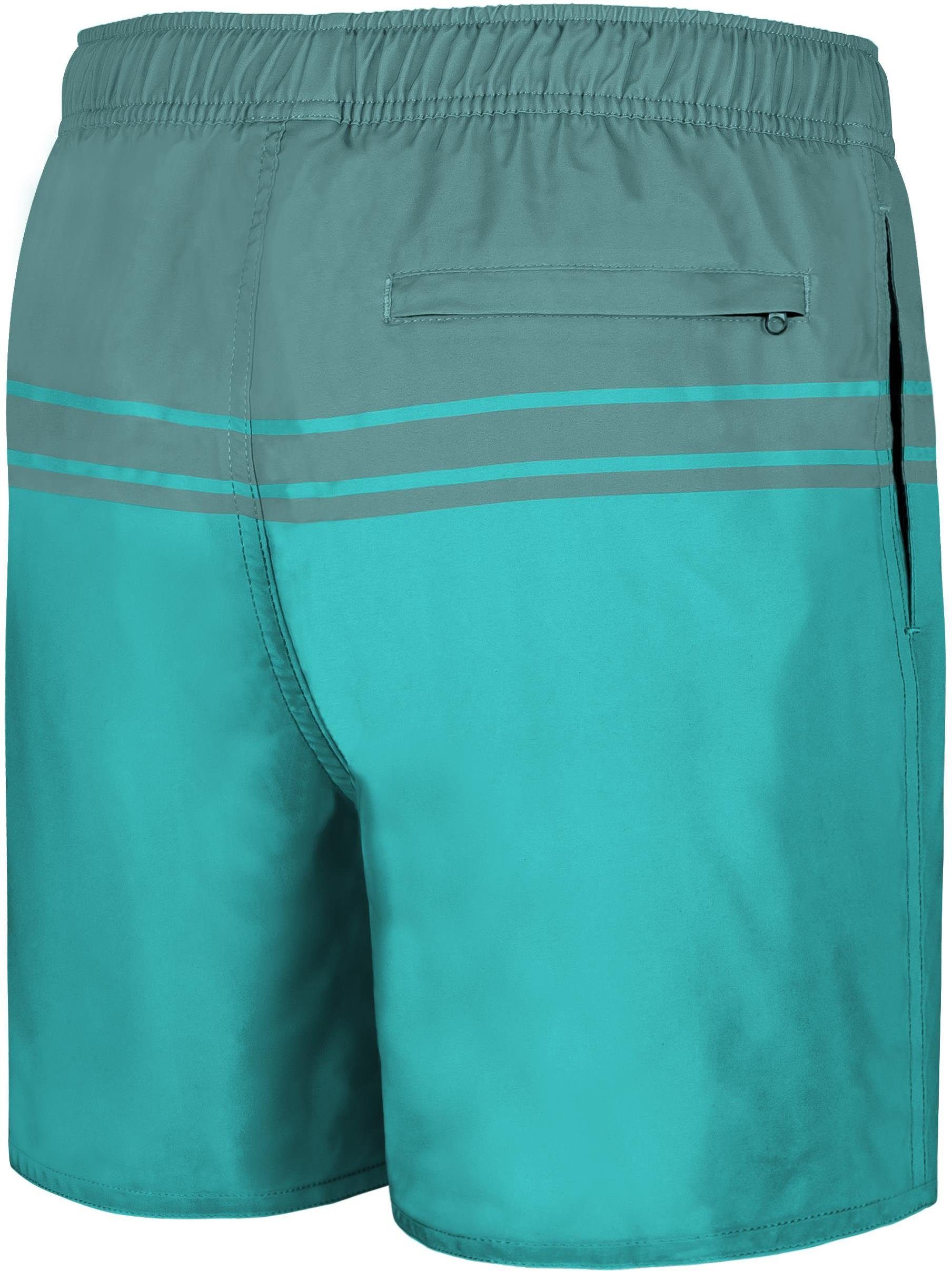 normani Badeshorts Herren Badeshort Makaha Badehose – Schwimmhose mit Streifen