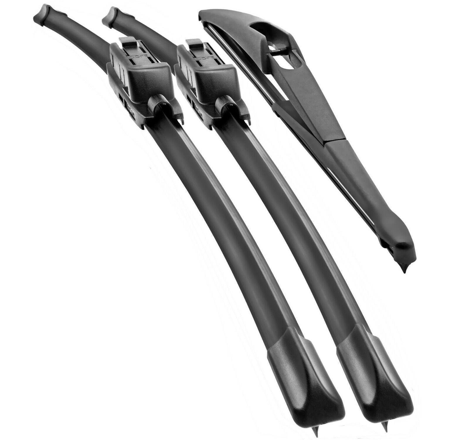 Trades Best Дискиwischblätter für Mazda 3 (Typ BK - 2003-2008), vorne und hinten, (Komplett-Set), Дискиwischer Front- und Heckscheibe