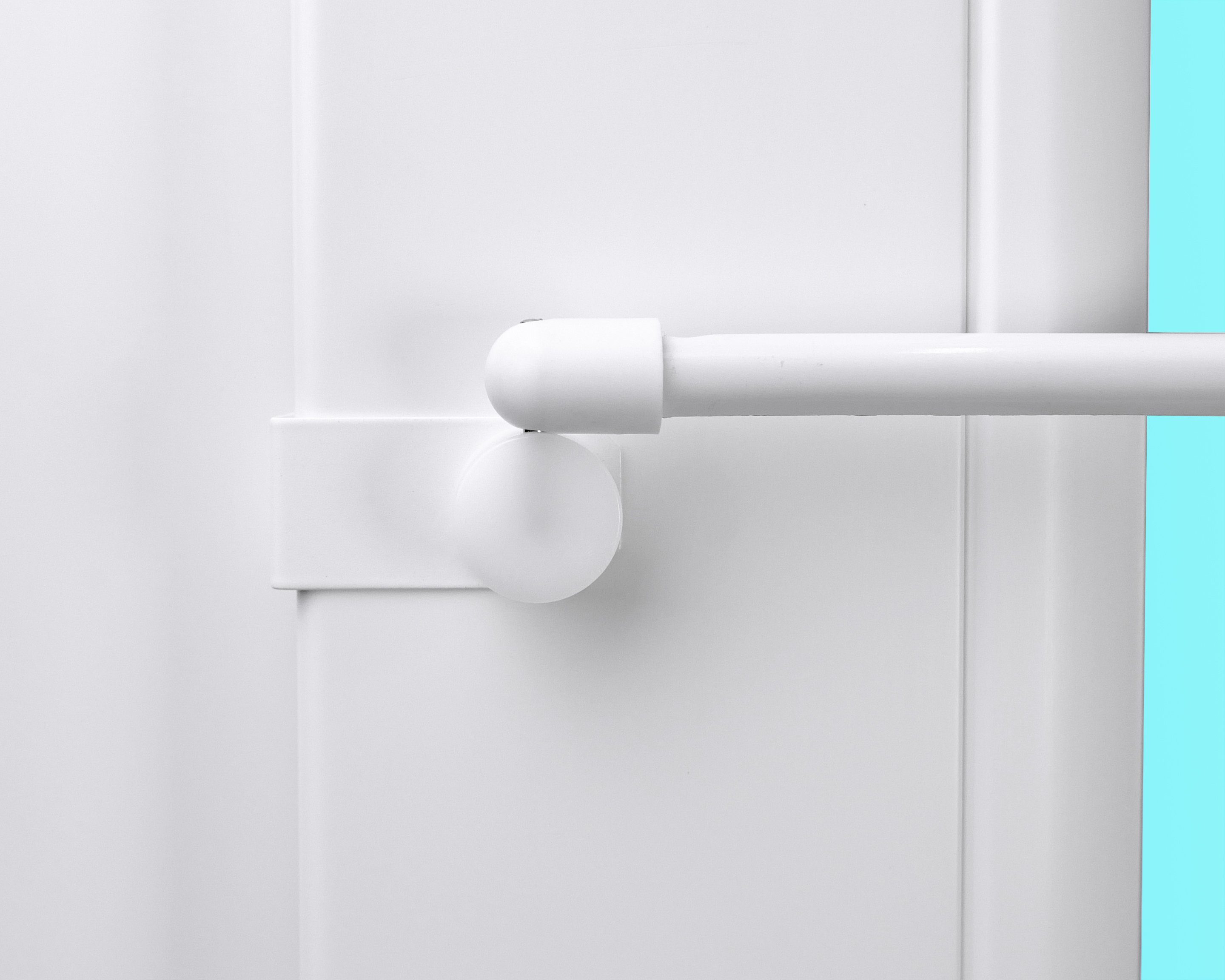 dekondo Fensterhaken Dekohaken Dekoklipp Fensterklipp Gardinenhaken, für einen Klemmbereich (Rahmenstärke des Fensters/Fensterdicke) von 10-25 mm - wählen Sie die richtige Größe beim Kauf aus, (4-St), oben oder seitlich am Fenster zu befestigen