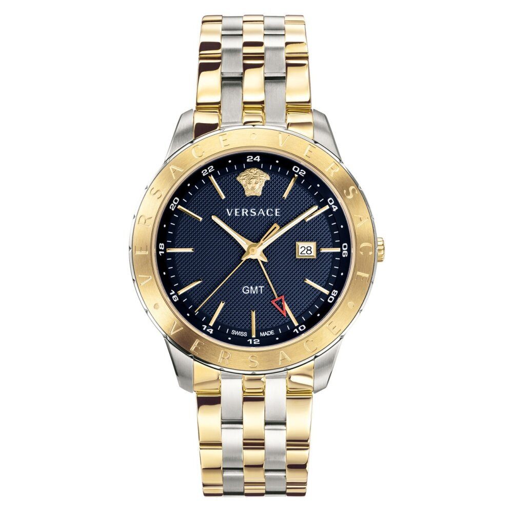 Versace Schweizer Uhr UNIVERS GMT, Mit Echtheitskarte und CLG Sicherheitsnummer