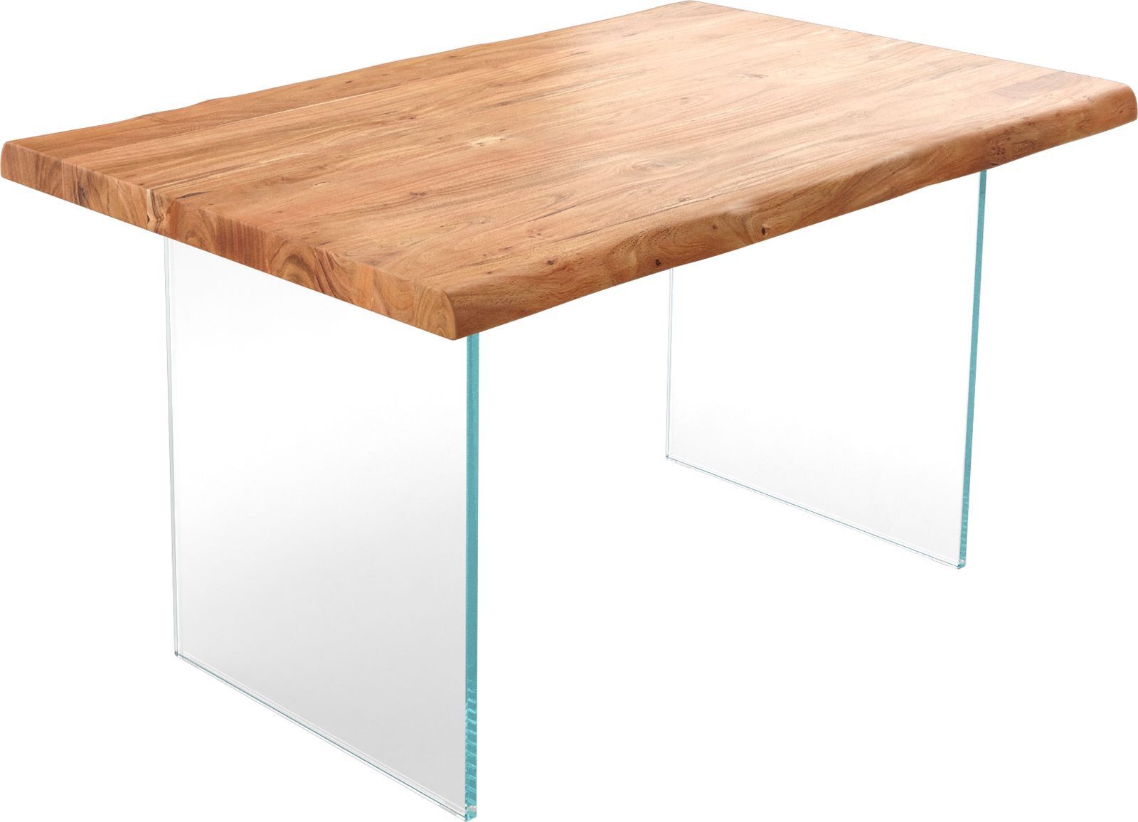 DELIFE Esstisch Edge, Akazie Natur 140x90 günstig online kaufen