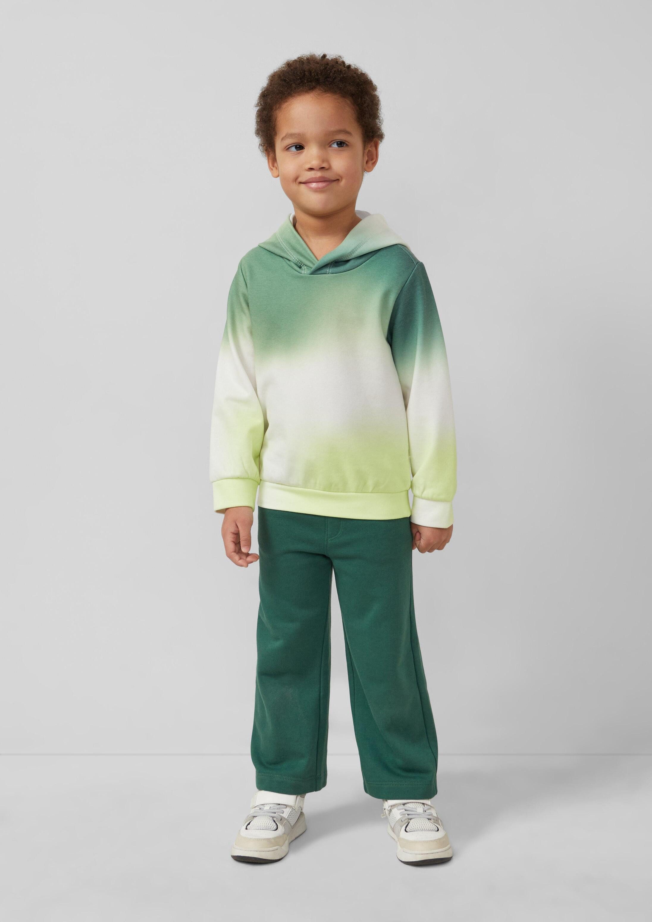s.Oliver Sweatshirt Sweatshirt Sweatshirt mit Farbverlauf und Kapuze