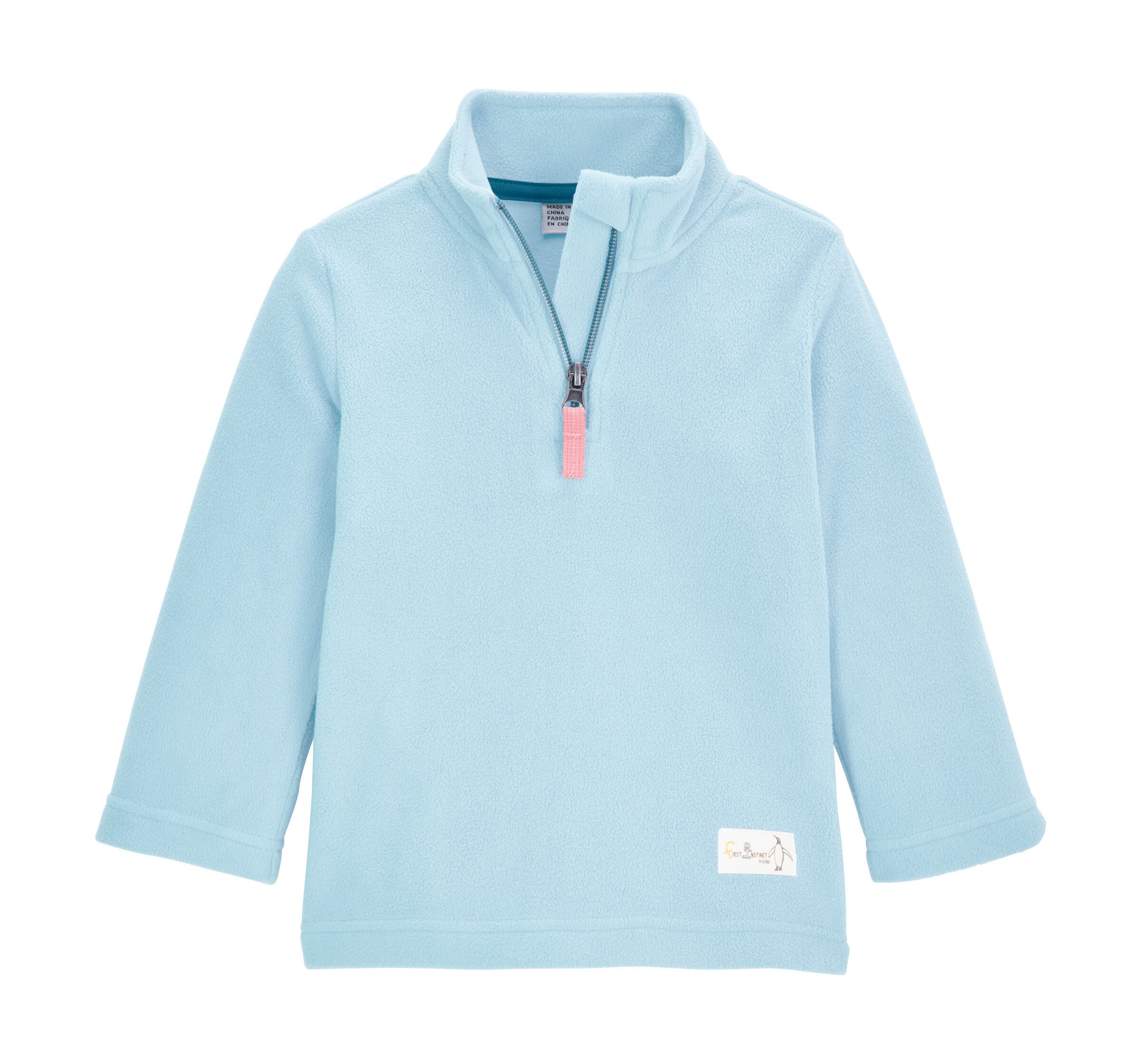 first instinct by killtec Флисовые FISW 30 MNS FLC SHRT Fleeceshirt mit Kinnschutz, reflektierenden Details und Namensetikett