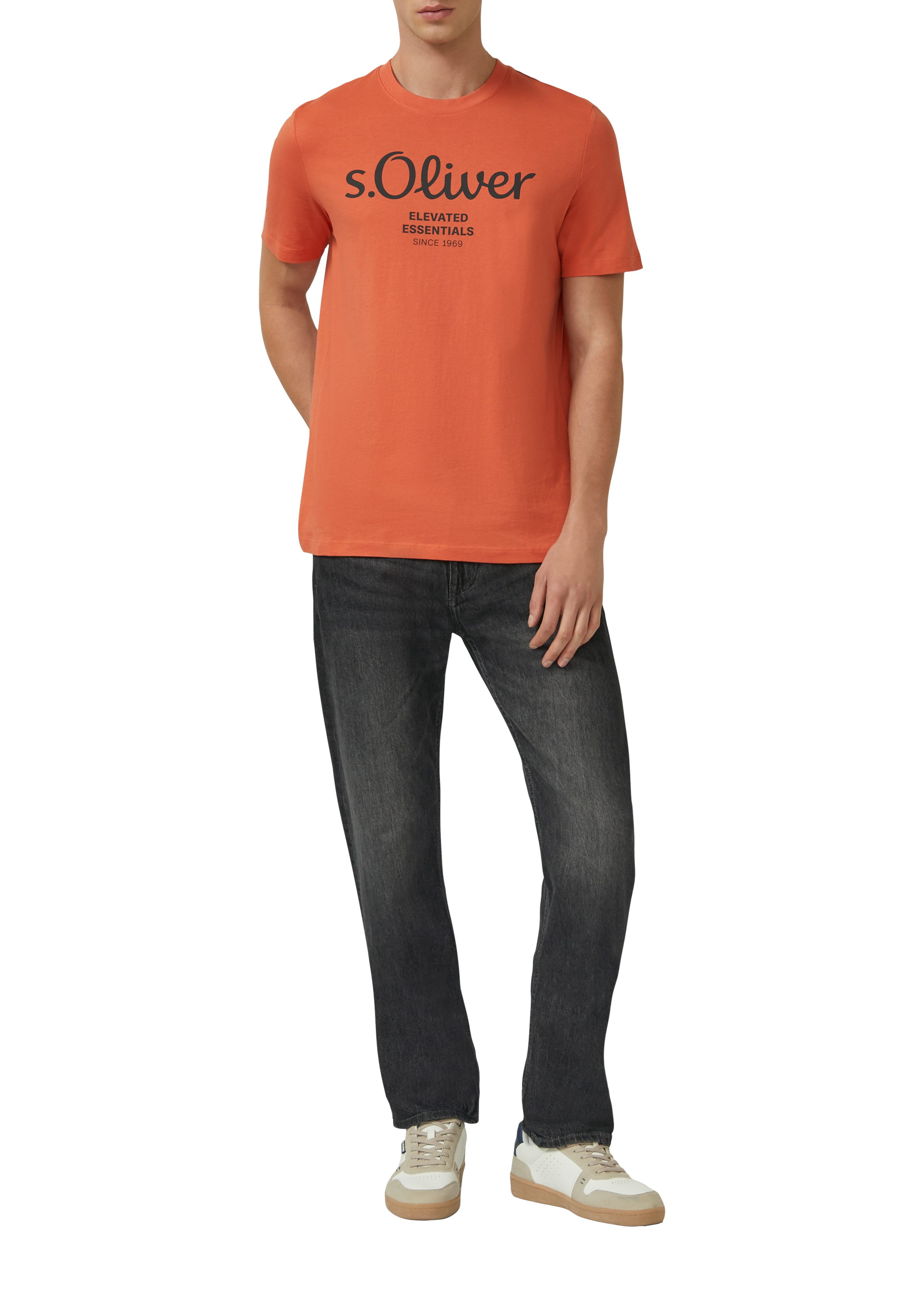 s.Oliver T-Shirt mit Logo-Print günstig online kaufen