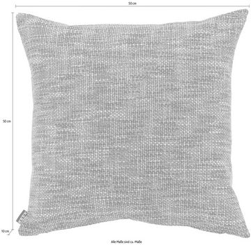 H.O.C.K. Dekokissen Refosco, mit feinem Karomuster, Kissenhülle mit Füllung, 1 Stück