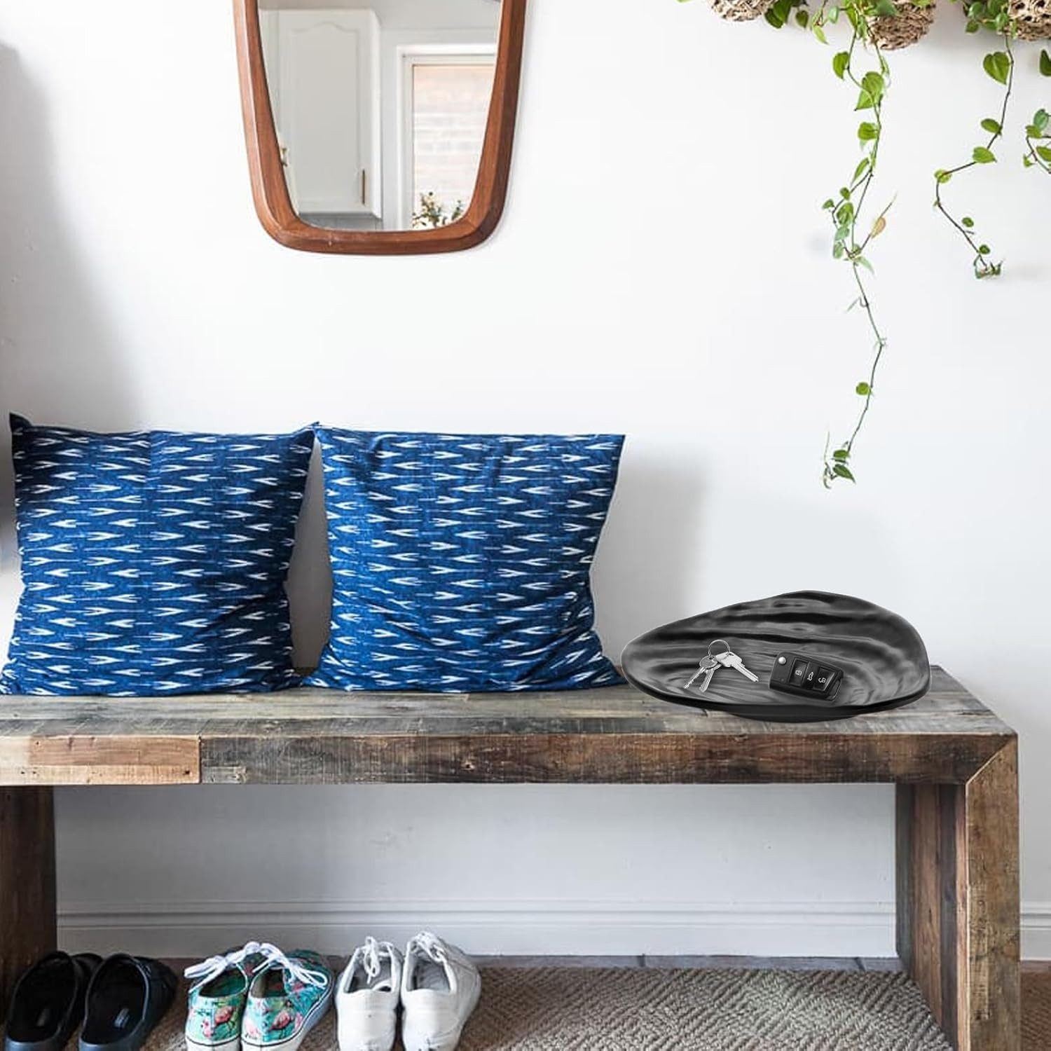 Holz Lichter Dekoschale Dekoschale 2er Set Resin, Organizer Schalen für Sch günstig online kaufen