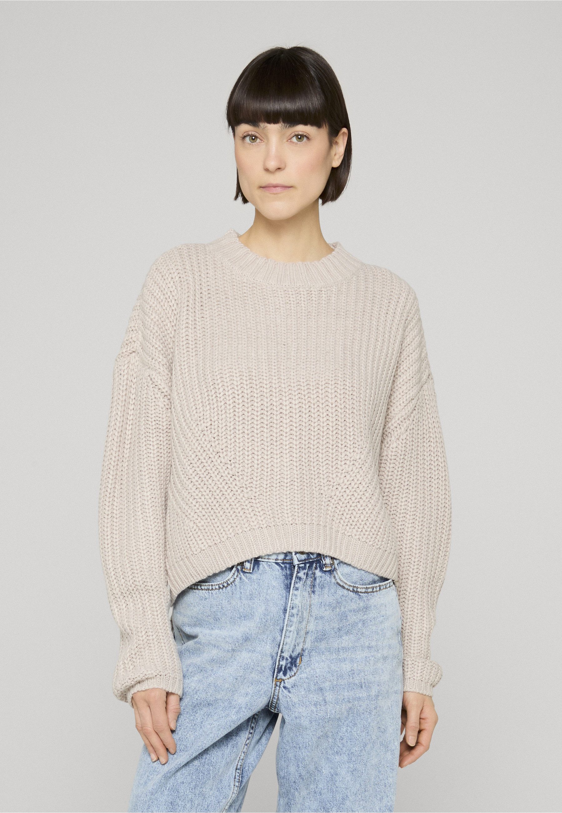 URBAN CLASSICS Sweatshirt Urban Classics Damen Ladies Wide Oversize Sweater (1-tlg) – Bild 5 von 5